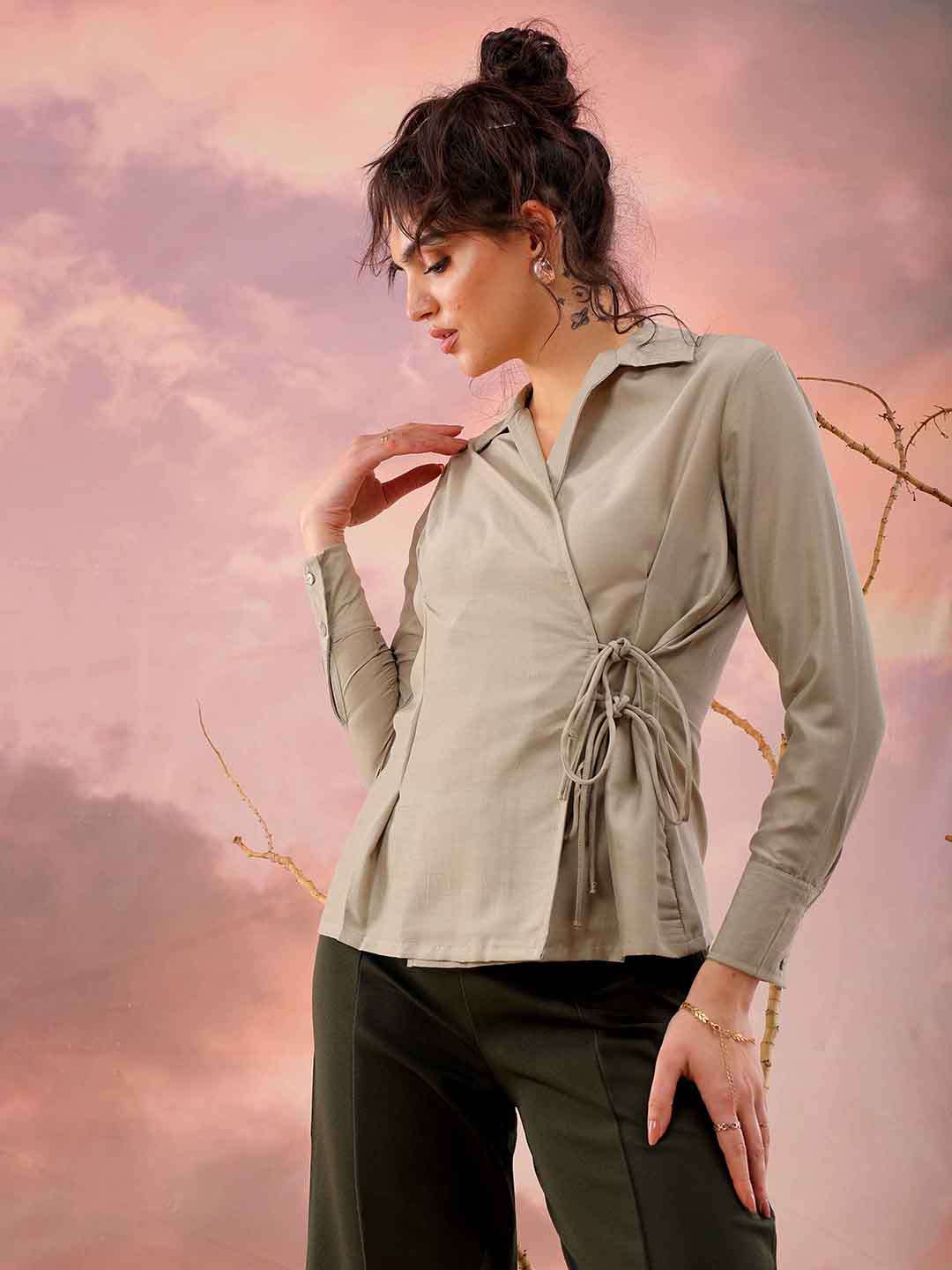 Freehand by The Indian Garage Co Women Solid Top - view 8