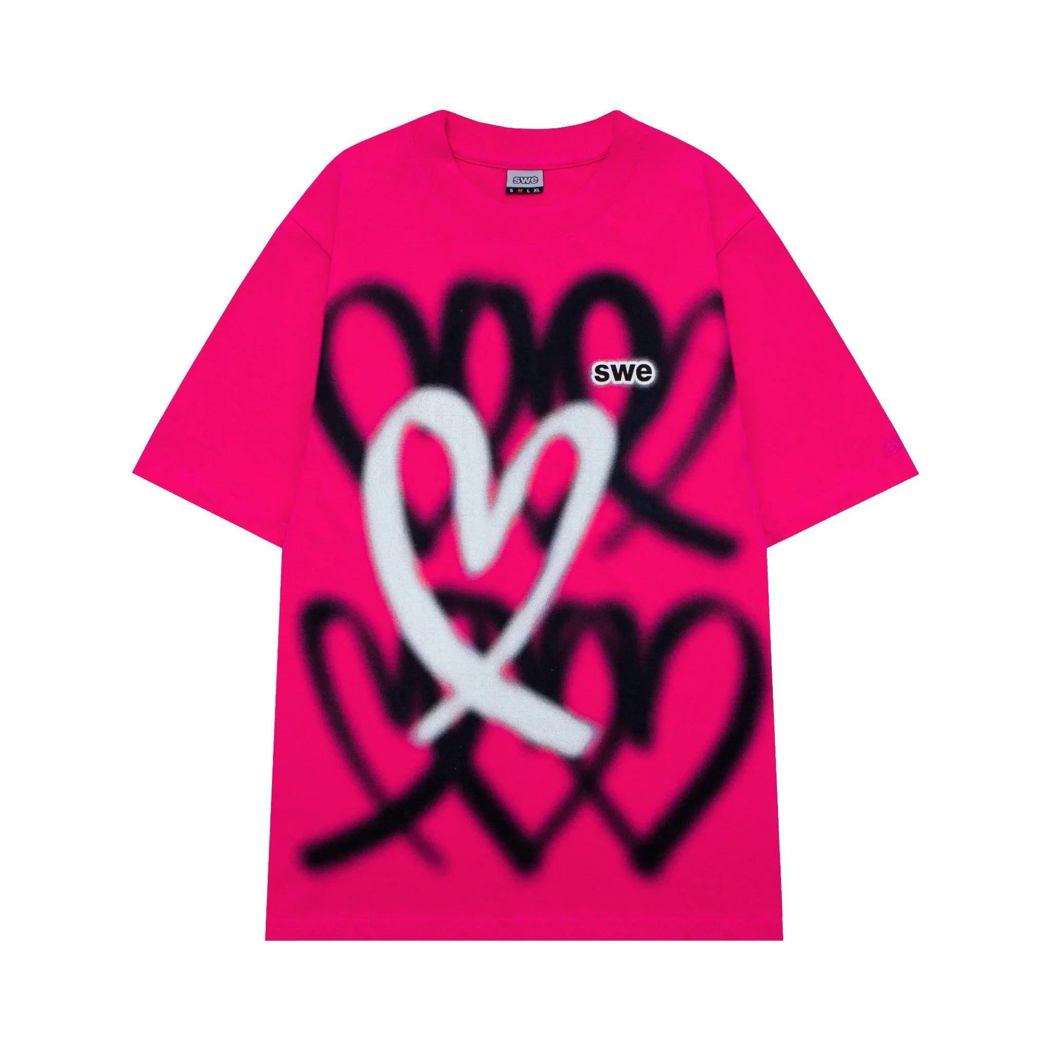 My Store Hearts Tee - Pink