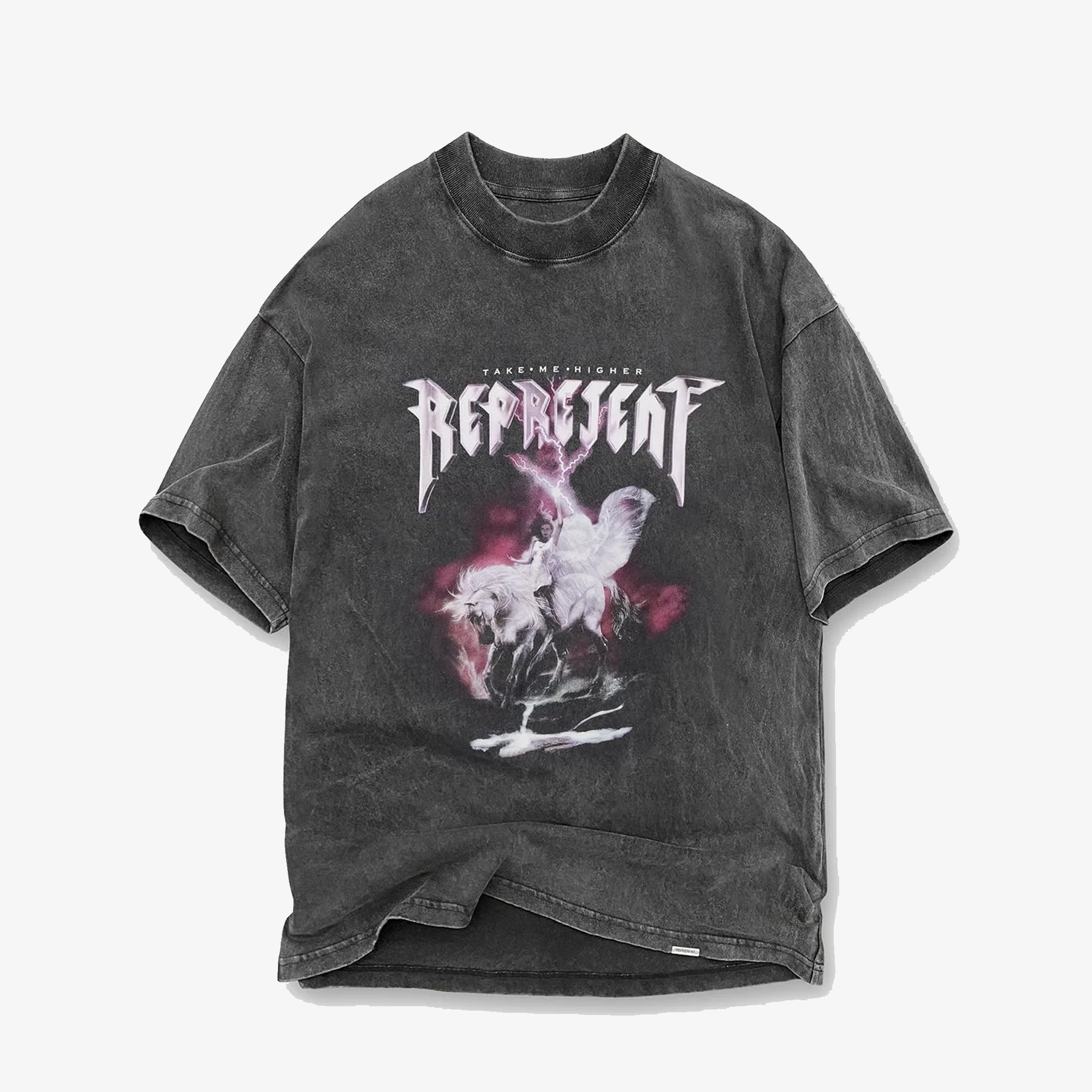 Represent | TAKE ME HIGHER T-SHIRT { VINTAGE GREY