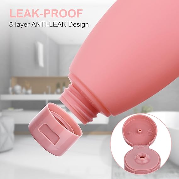 Catterton Leak Proof Refillable Travel-friendly Bottles???? (Set Of 6) - view 5