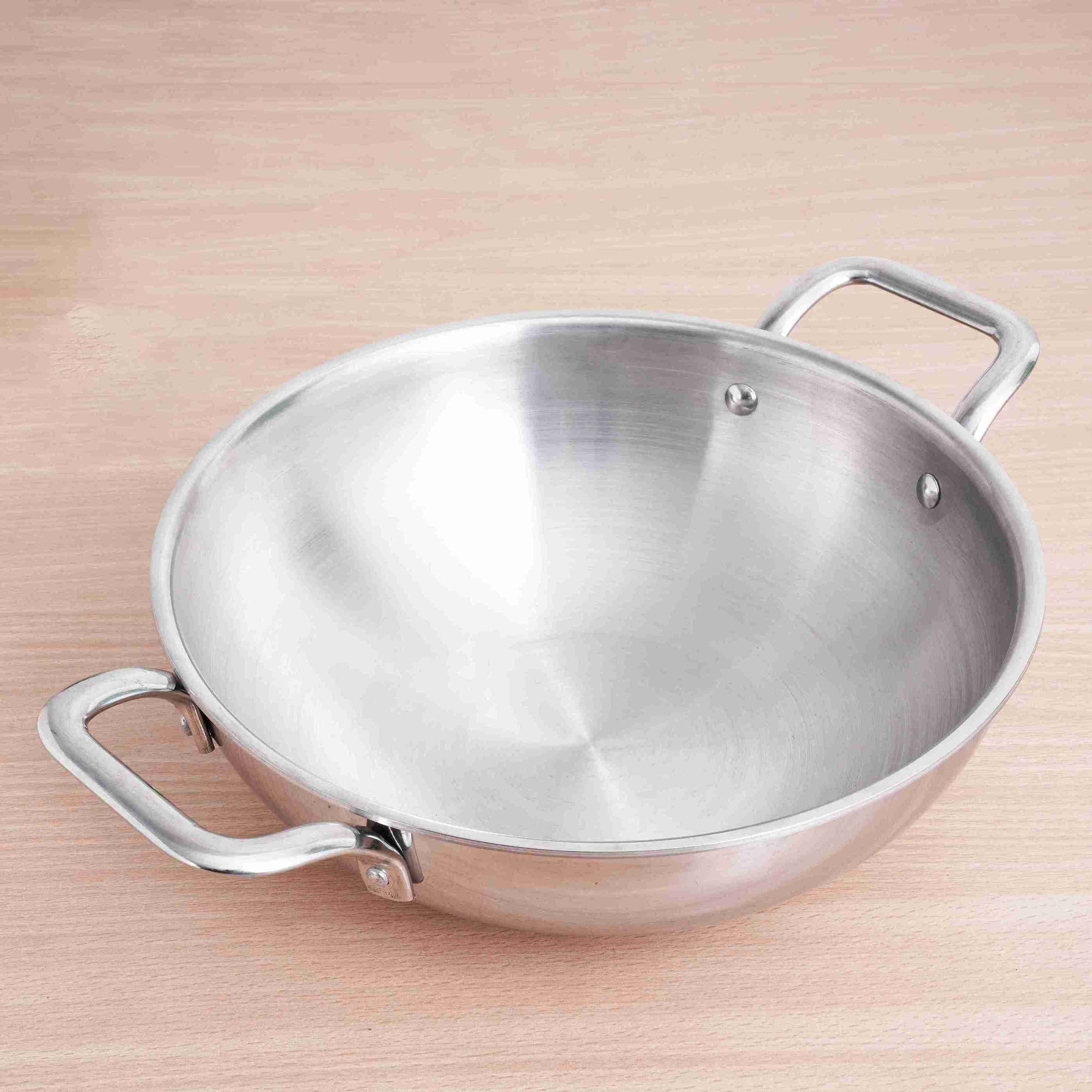 The Indus Valley TurboCuk Tri-ply Stainless Steel Kadai, Premium 3 Layer Body, Induction, Non-stick, 1.7/2.7/4L - view 16