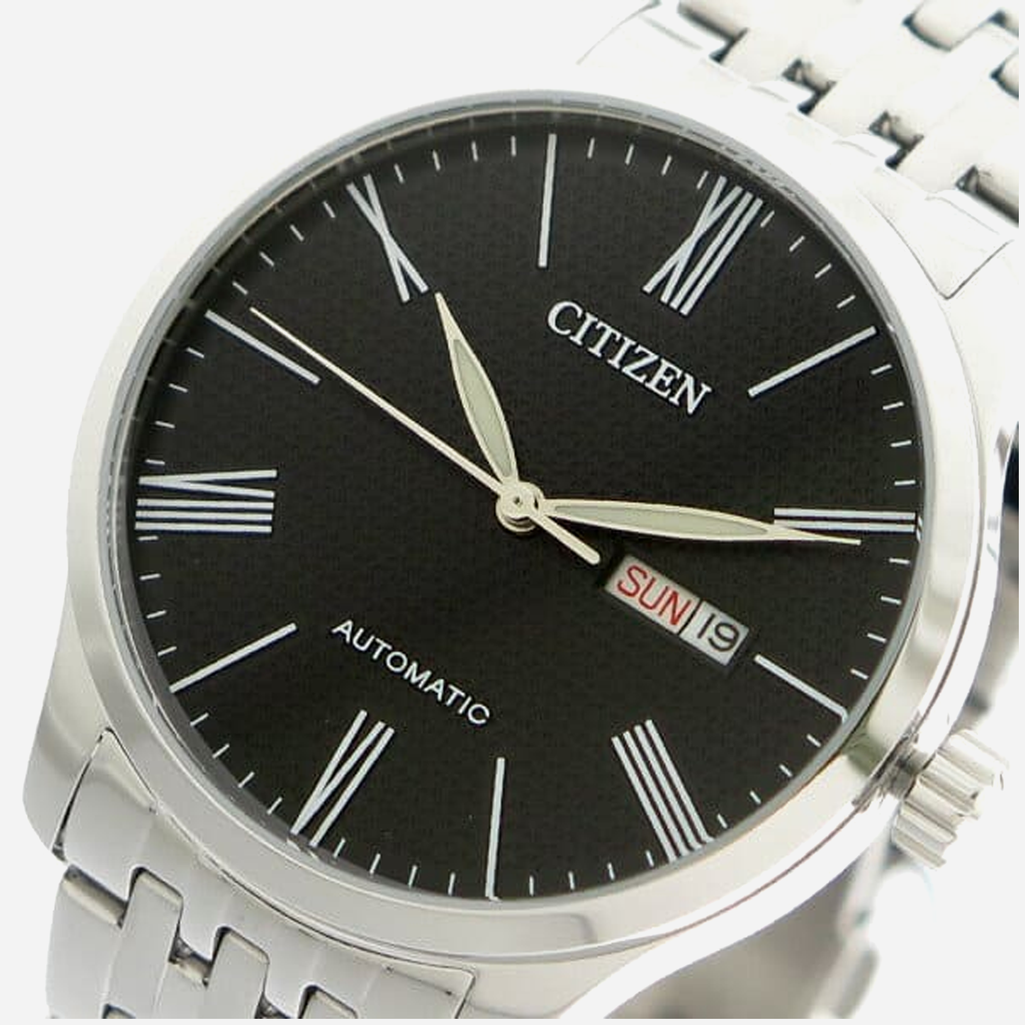 Citizen Stainless Steel Analog Gents Watch Black Dial - view 2