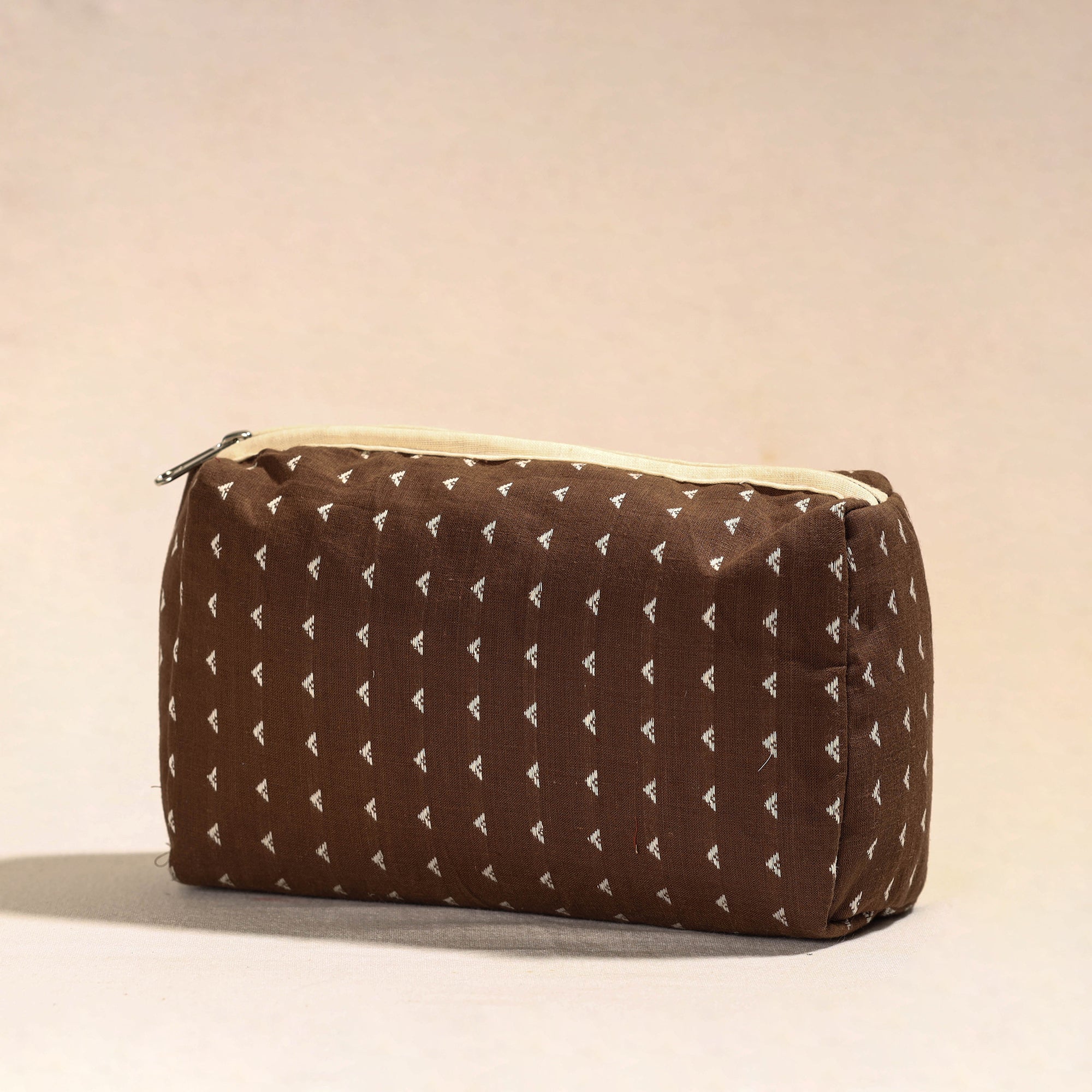 NOORI BAZAR Brown - Handmade Cotton Toiletry Pouch 05 - view 2