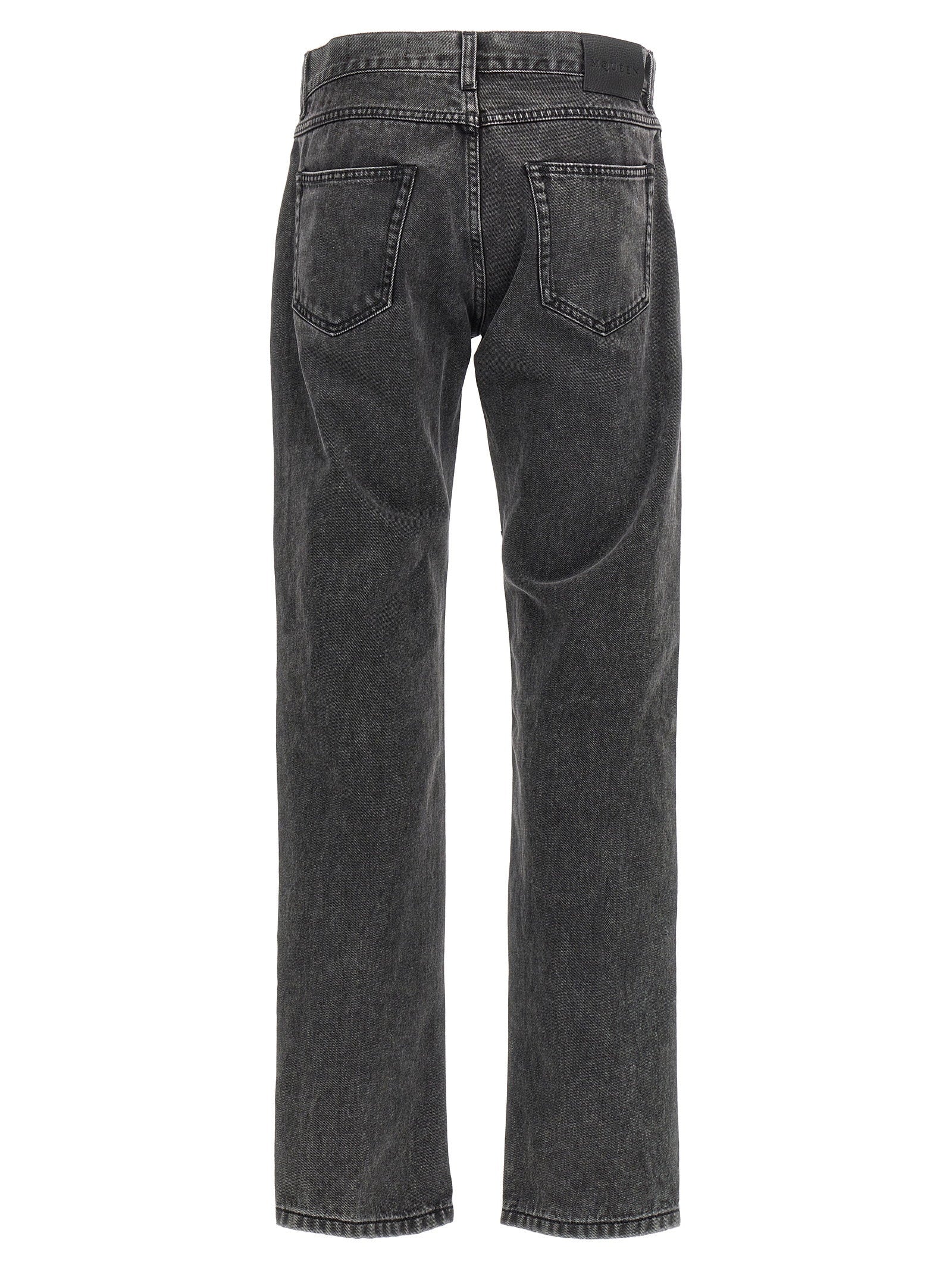 Alexander McQueen Metal Plate Jeans – 100% cotton - view 2