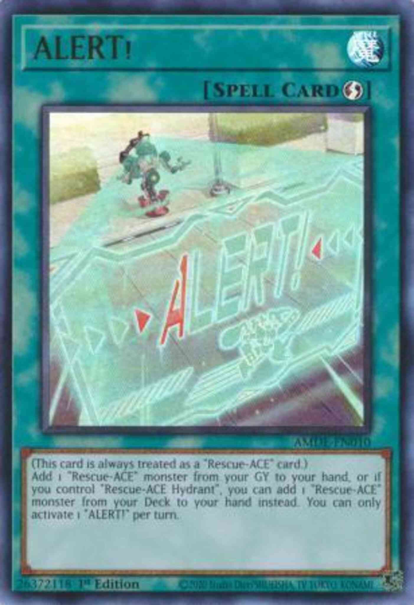Yu-Gi-Oh! ALERT! - AMDE-EN010 - Ultra Rare - 1st Edition