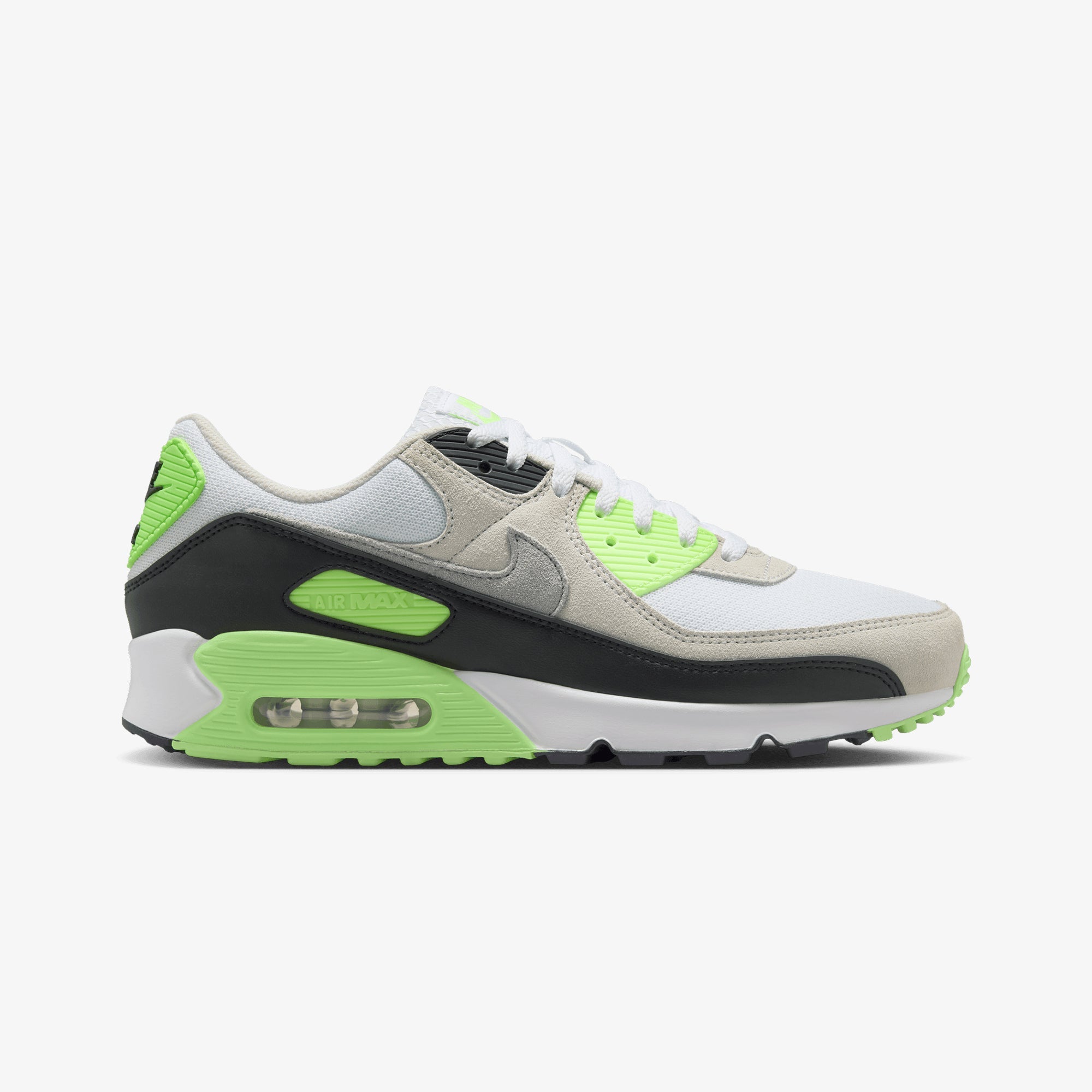 Nike | AIR MAX 90 { WHITE/CAVE STONE-LIGHT BONE