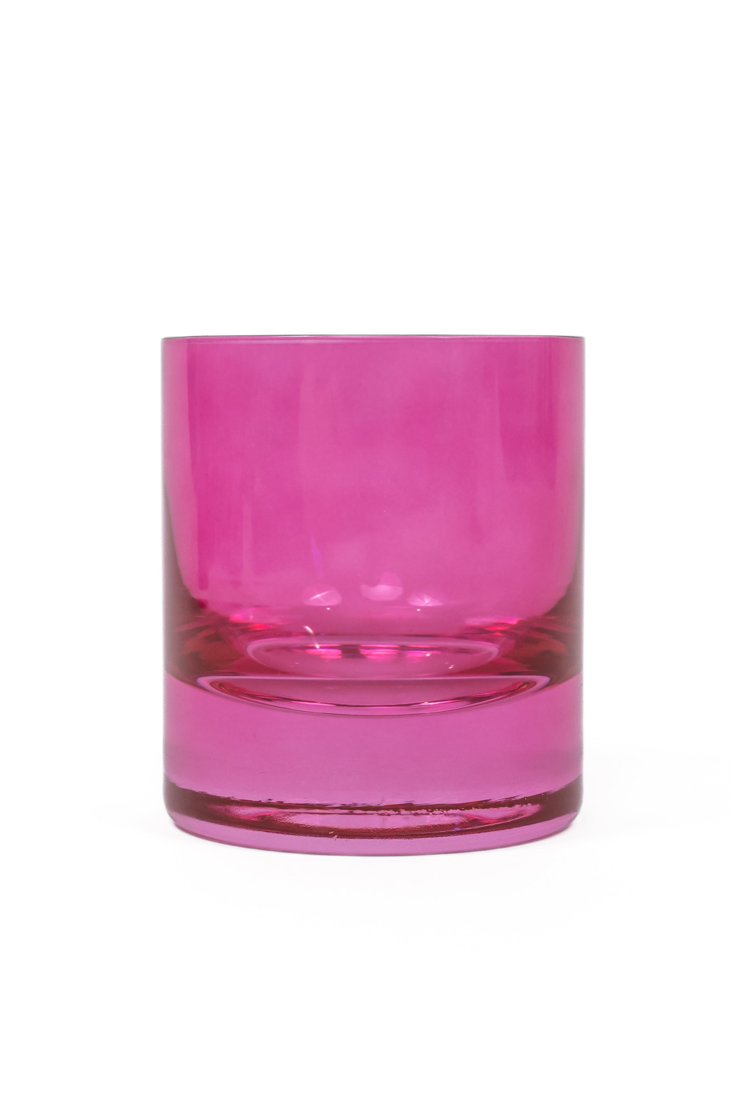 Estelle Colored Glass Estelle Colored Rocks Glass - Set of 2 {Fuchsia} - view 7