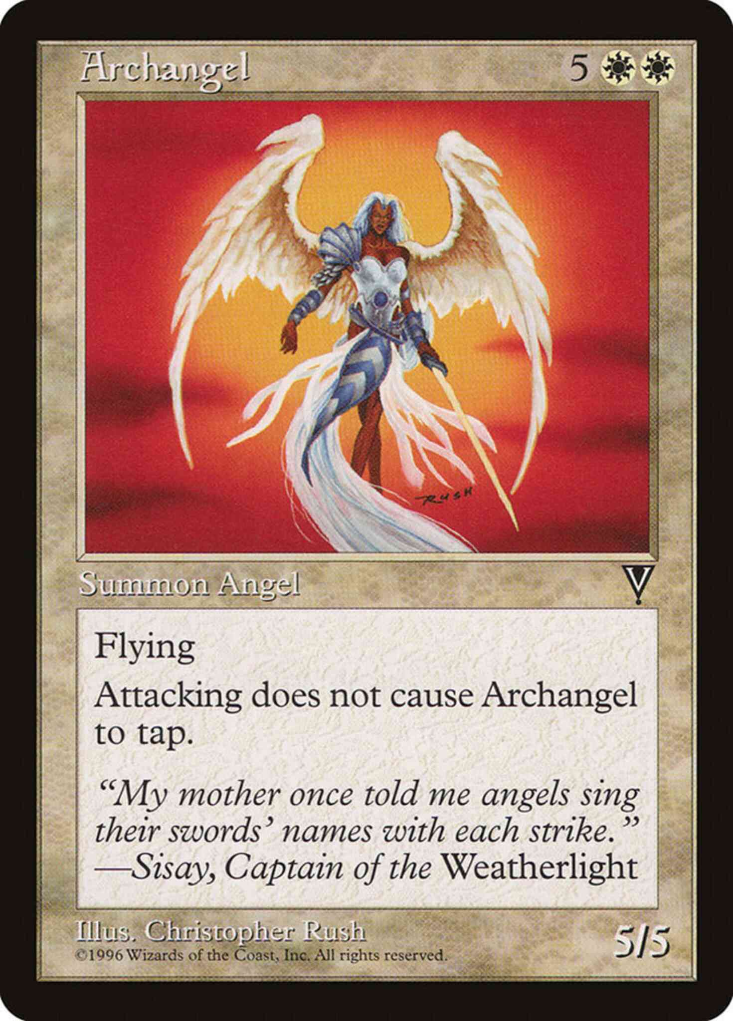 Archangel 1 visions – Magic Archangel [1] [Visions] [Non-Foil]