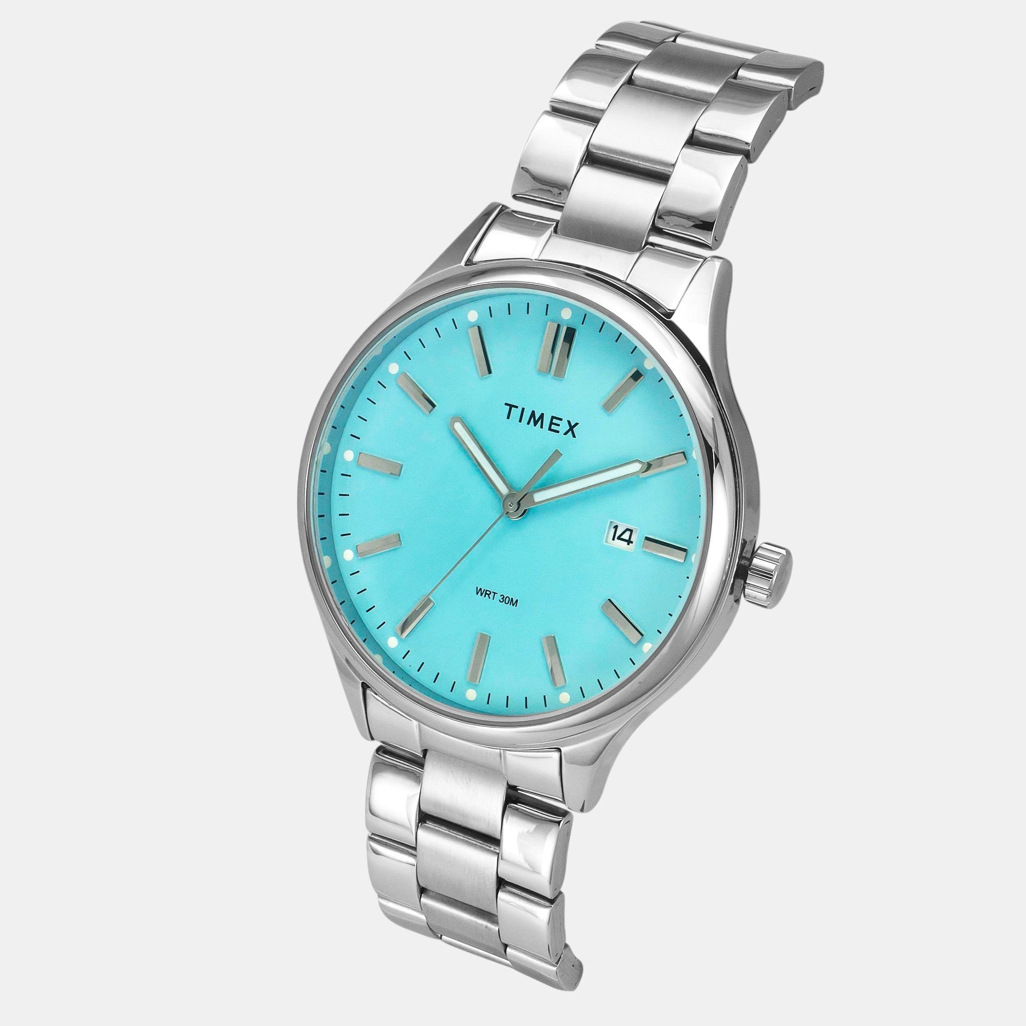 Timex Fashion Men Quartz Blue Dial Analog Stainless Steel Watch TWEG18430 - view 2