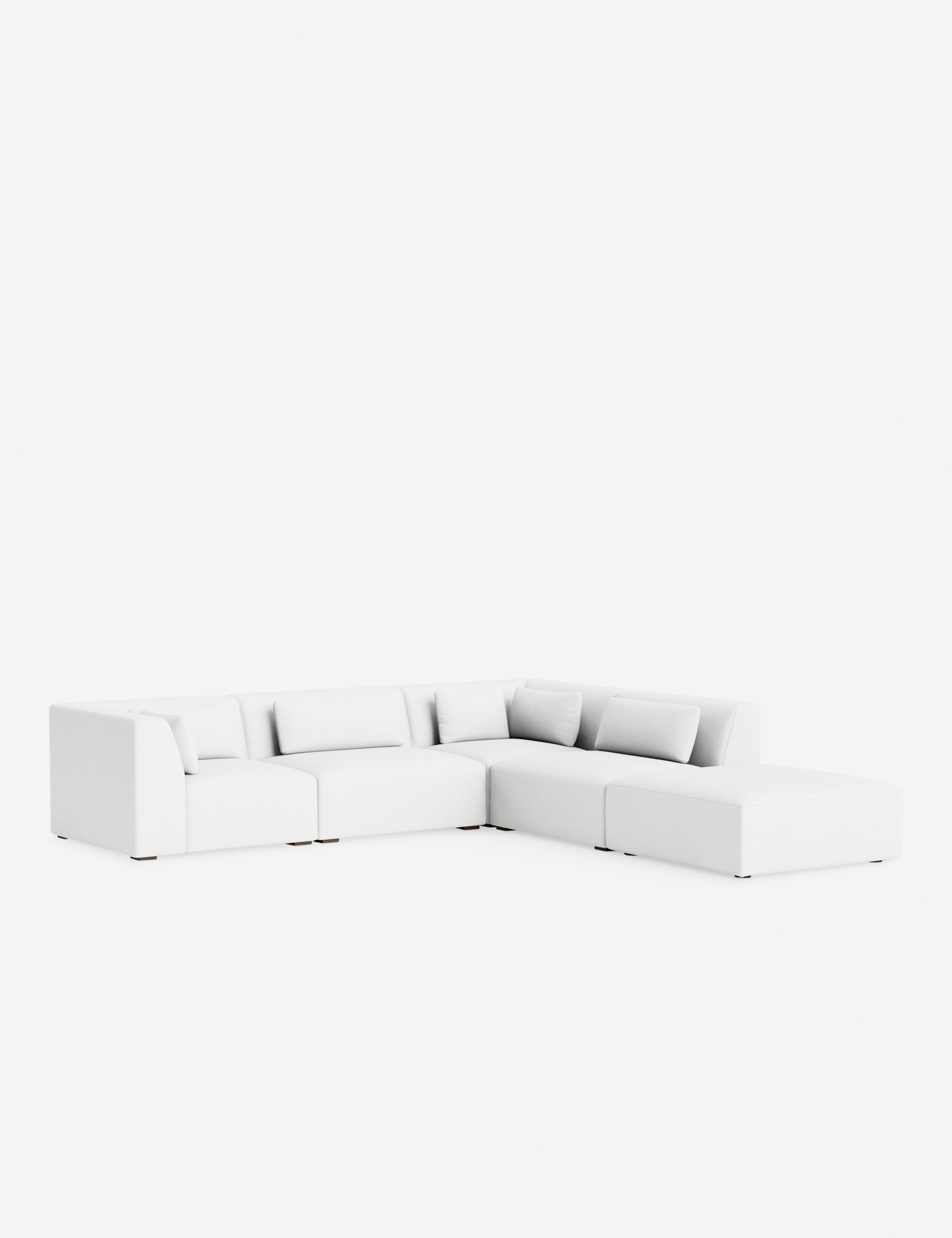 Lulu and Georgia Koh Modular Sectional Sofa With Ottoman - view 132