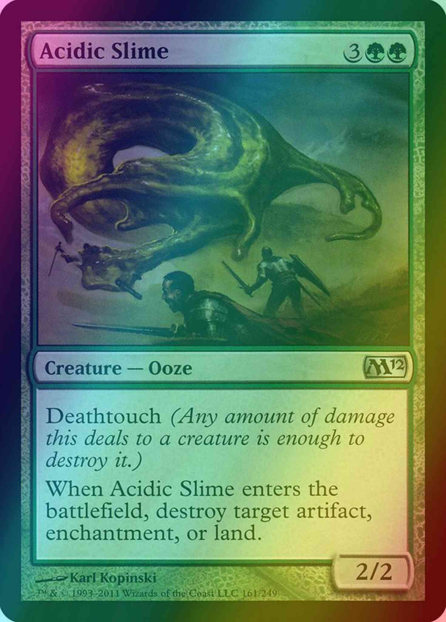 Slime 161 magic – Acidic Slime [161] [Magic 2012] [Foil]