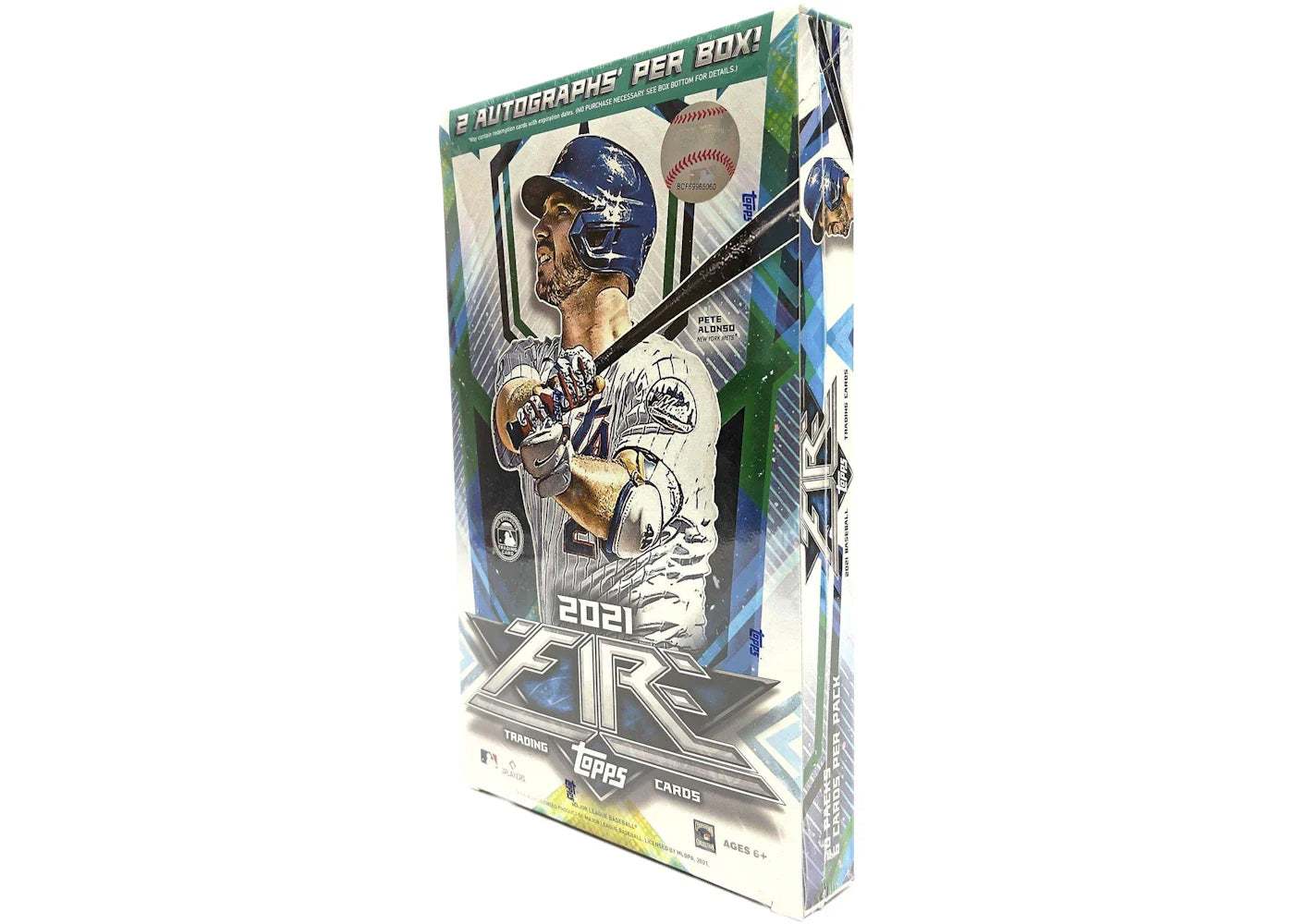 2021 Topps Fire Baseball Hobby Box - view 2