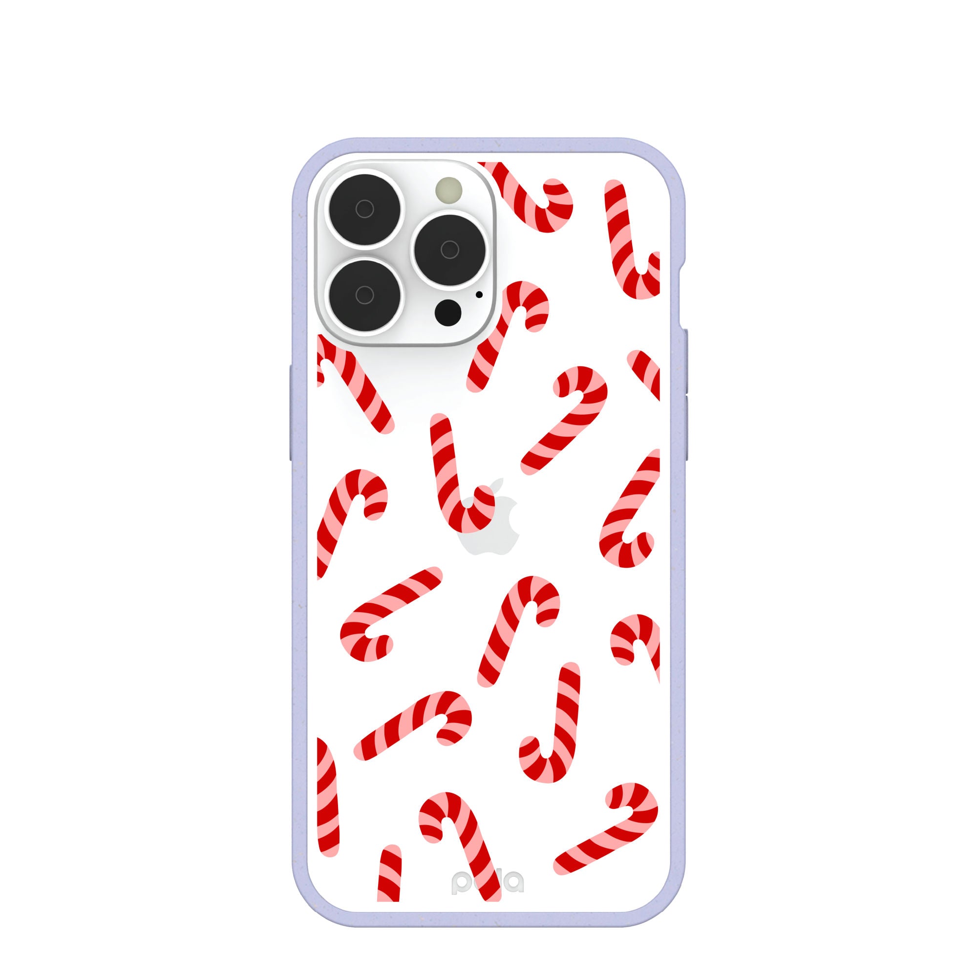 BlackTree Clear Candy Cane Chaos iPhone 13 Pro Max Case With Lavender Ridge