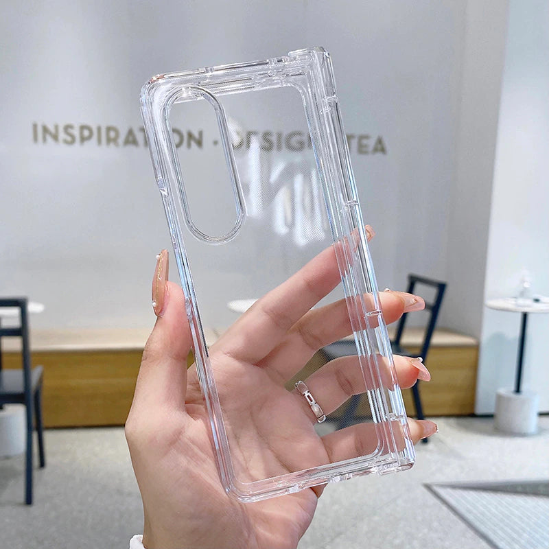 Samsung Galaxy Z Fold4 Clear Case with Pen Slot