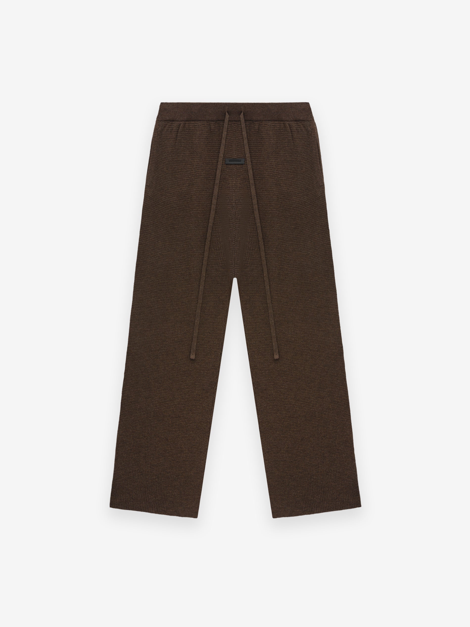 ESSENTIALS Women's Waffle Relaxed Pant – Brown