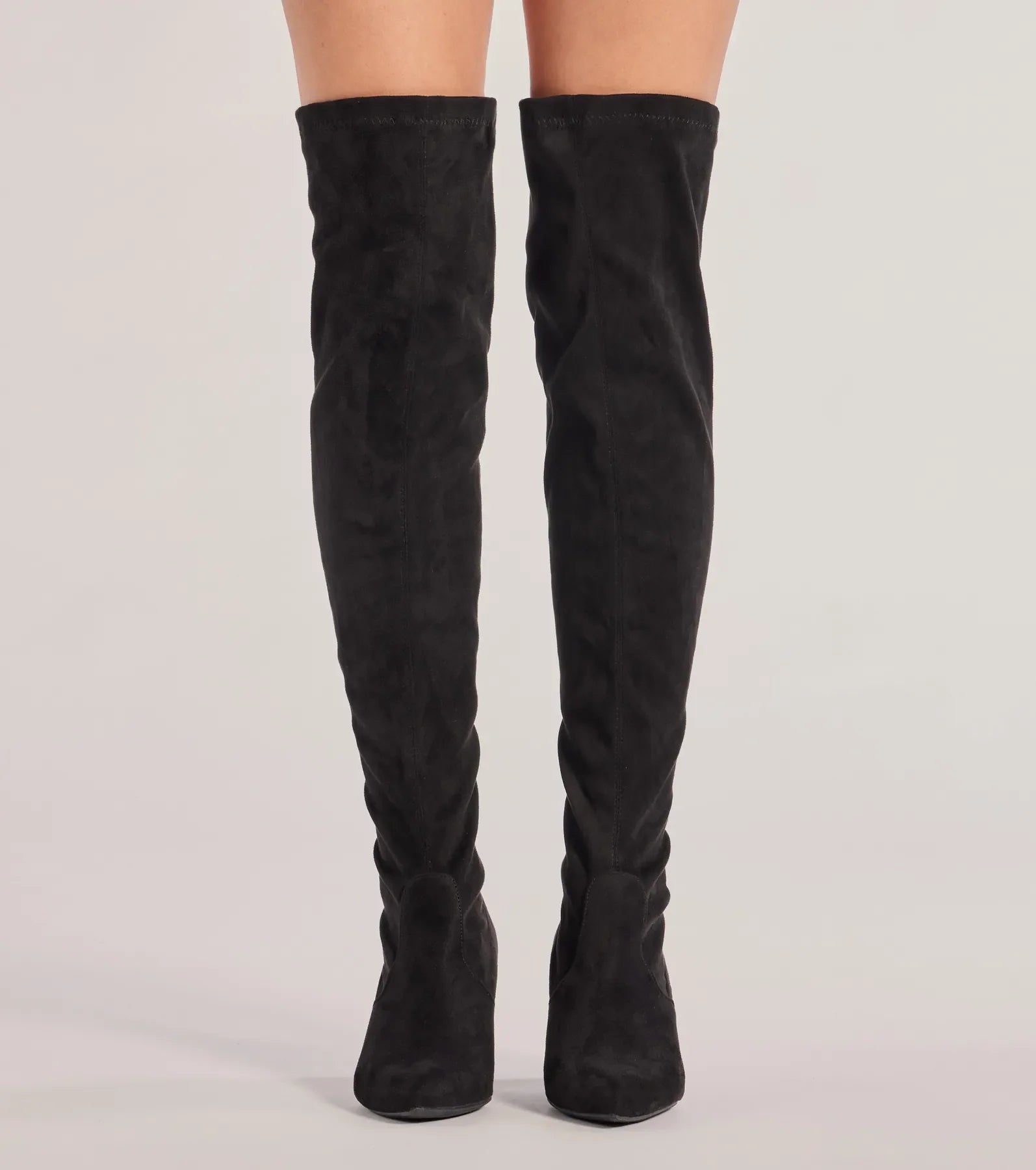 Windsor Feelin' Fab Faux Suede Over-The-Knee Boots - view 2