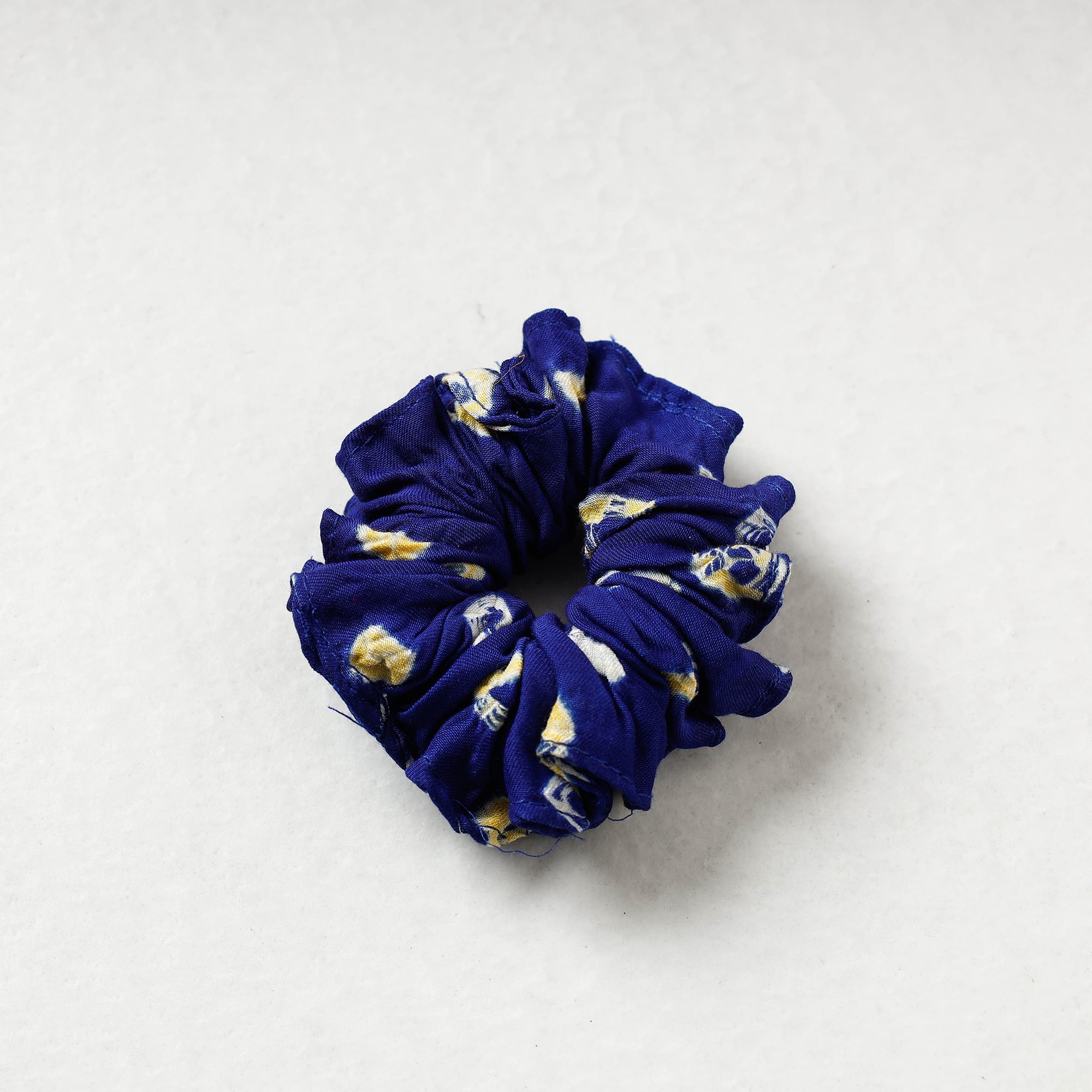 ITOKRI CRAFTS INITIATIVE Bandhani Tie-Dye Cotton Elastic Rubber Band/Scrunchie