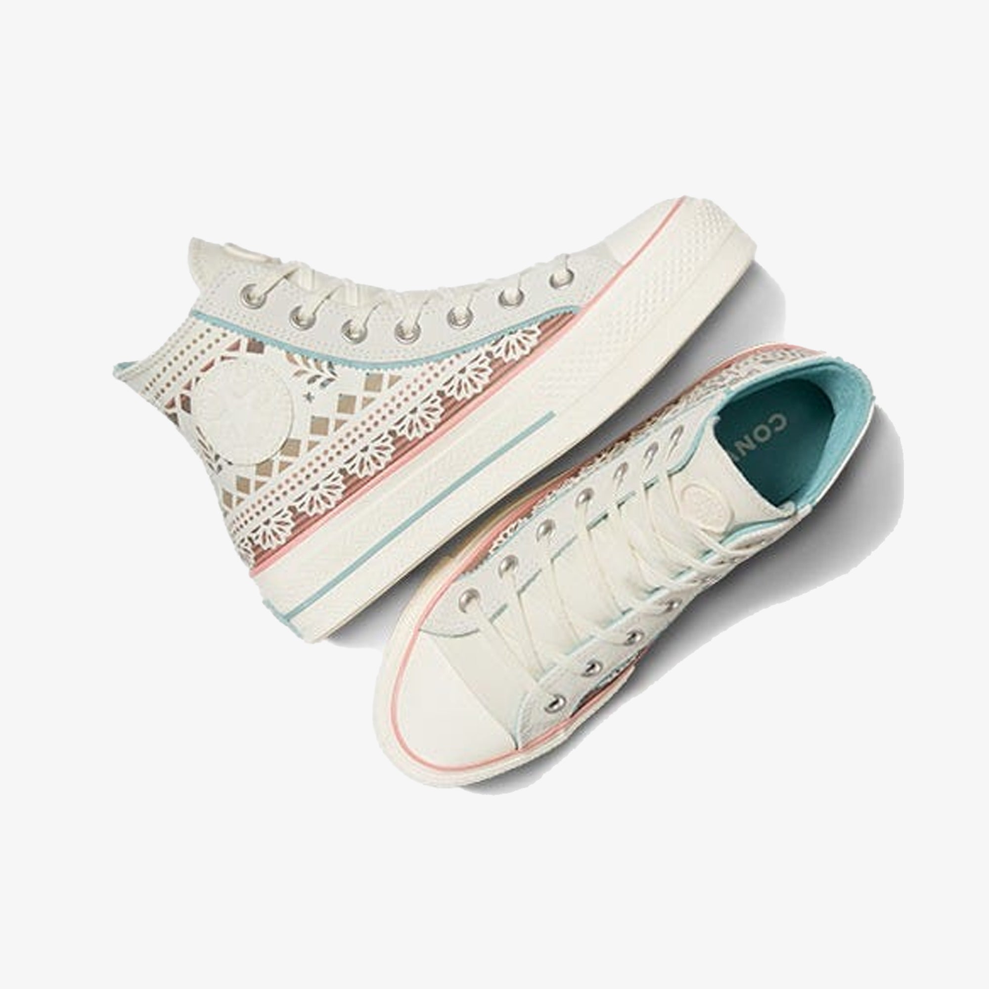 Converse | CHUCK TAYLOR ALL STAR LIFT DAY OF THE DEAD { BEIGE - view 2