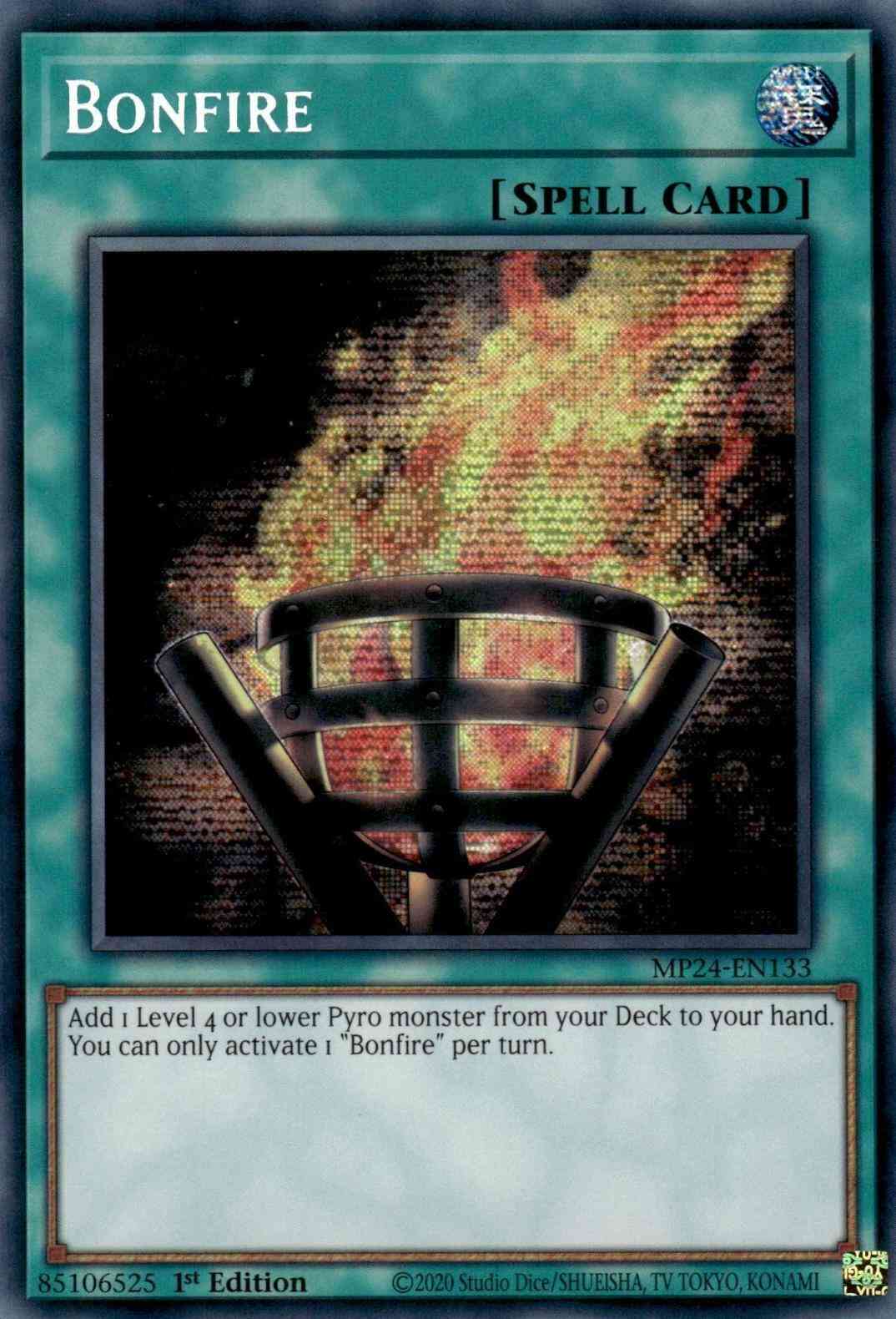 Yu-Gi-Oh! Bonfire - MP24-EN133 - Prismatic Secret Rare - 1st Edition