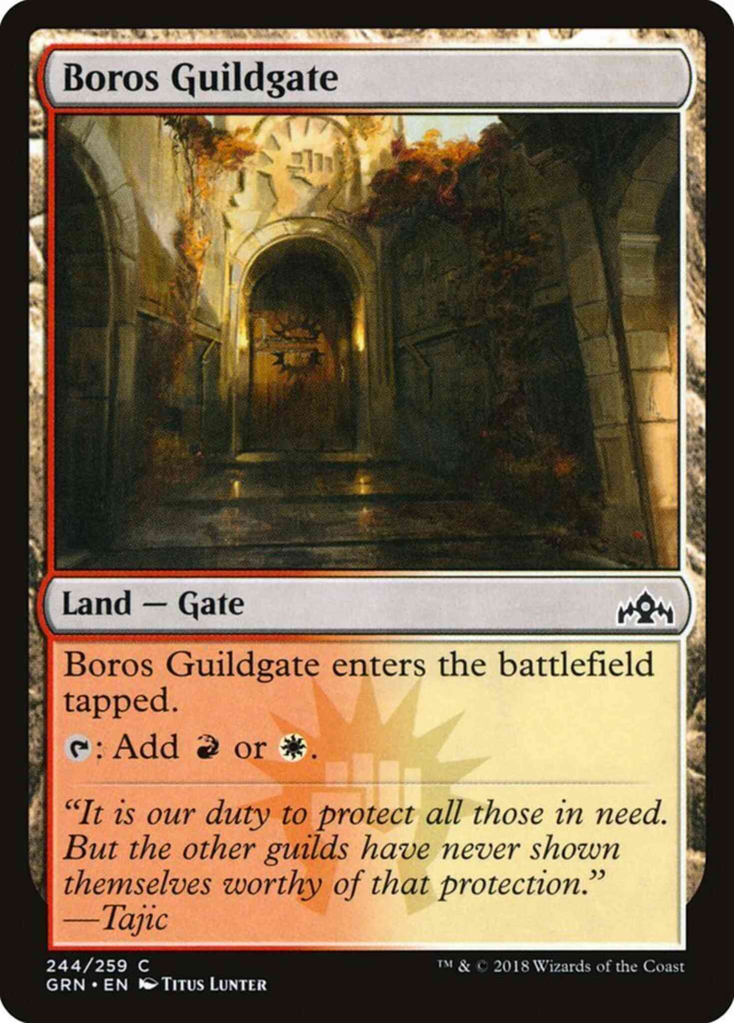 Boros guildgate 244 – Magic Boros Guildgate [244] [Guilds of Ravnica] [Non-Foil]