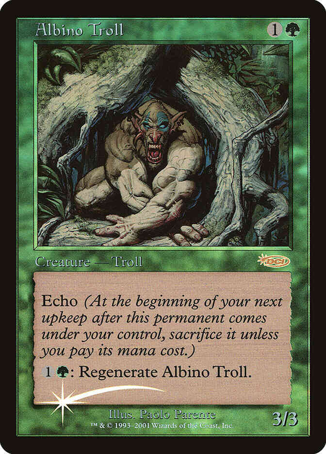 Albino Troll [Friday Night Magic 2002] [Foil]