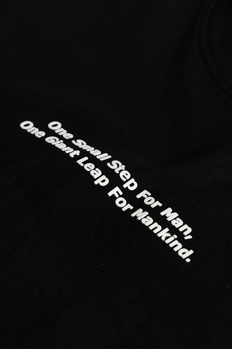 SNITCH One Small Step Black Oversized T-Shirt - view 11