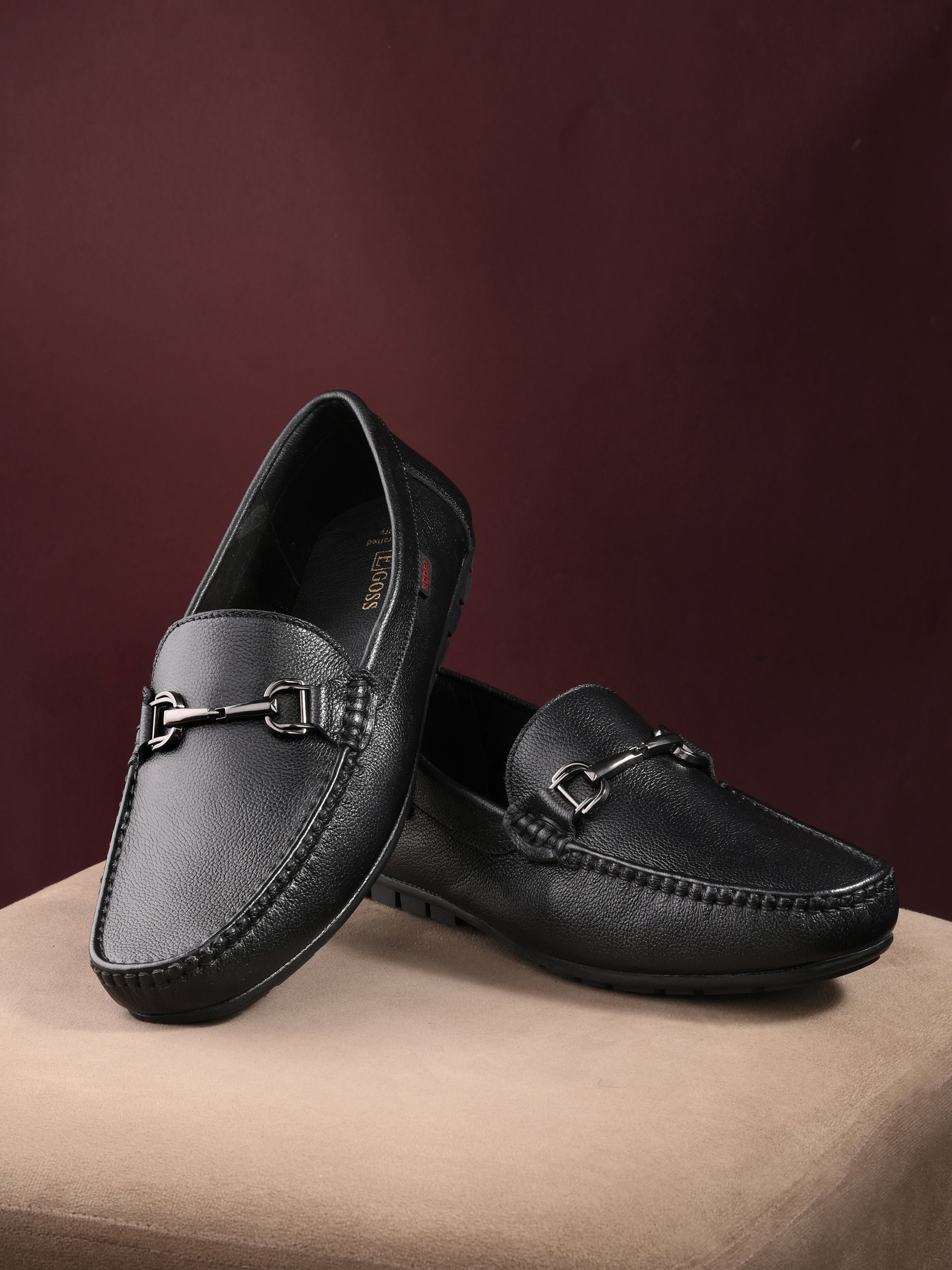 Egoss Shoes Egoss Casual Leather Loafers For Men - view 7