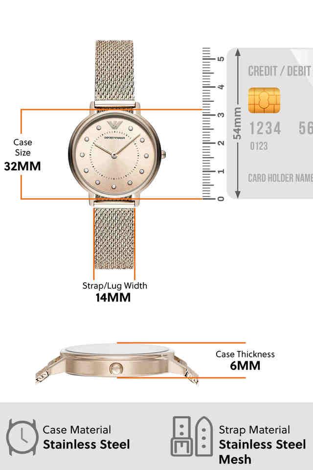 Emporio Armani Kappa Rose Gold Dial Women 32mm - view 2