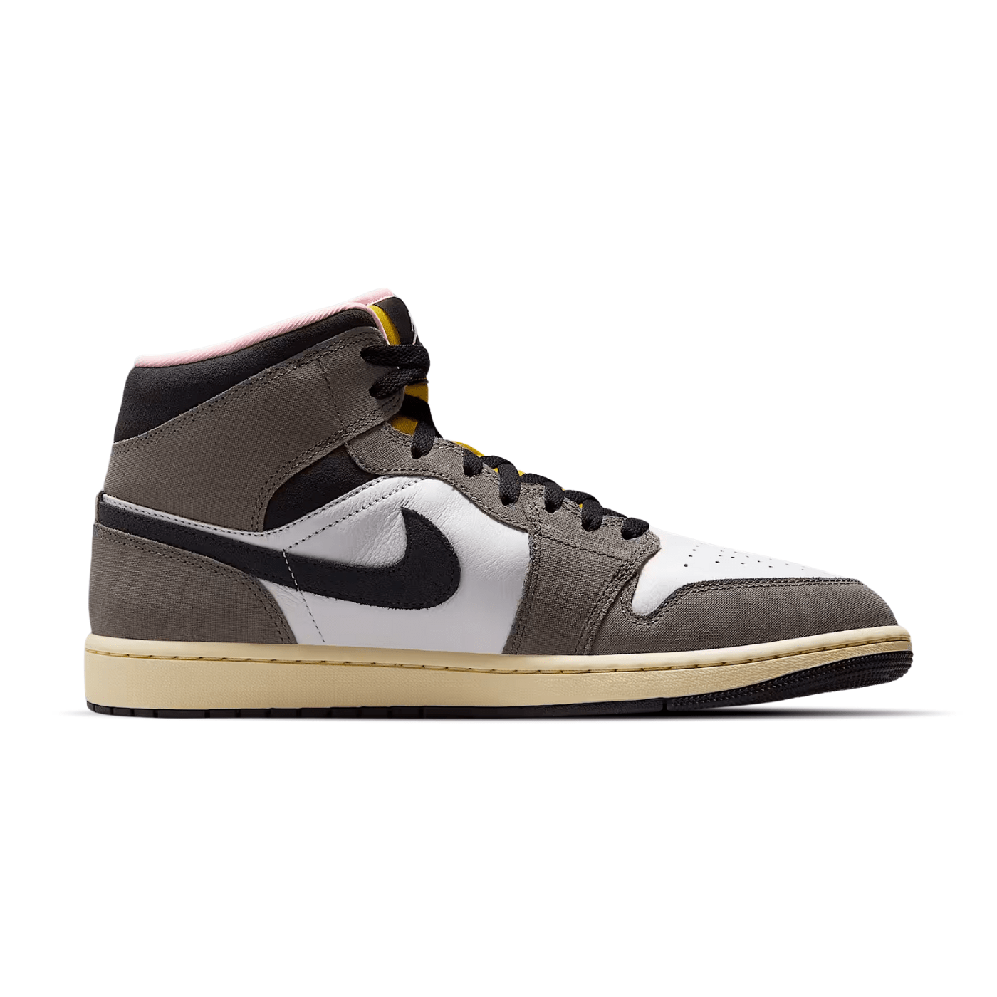 HYPE ELIXIR Air Jordan 1 Mid SE Dark Sulphur Oil Grey