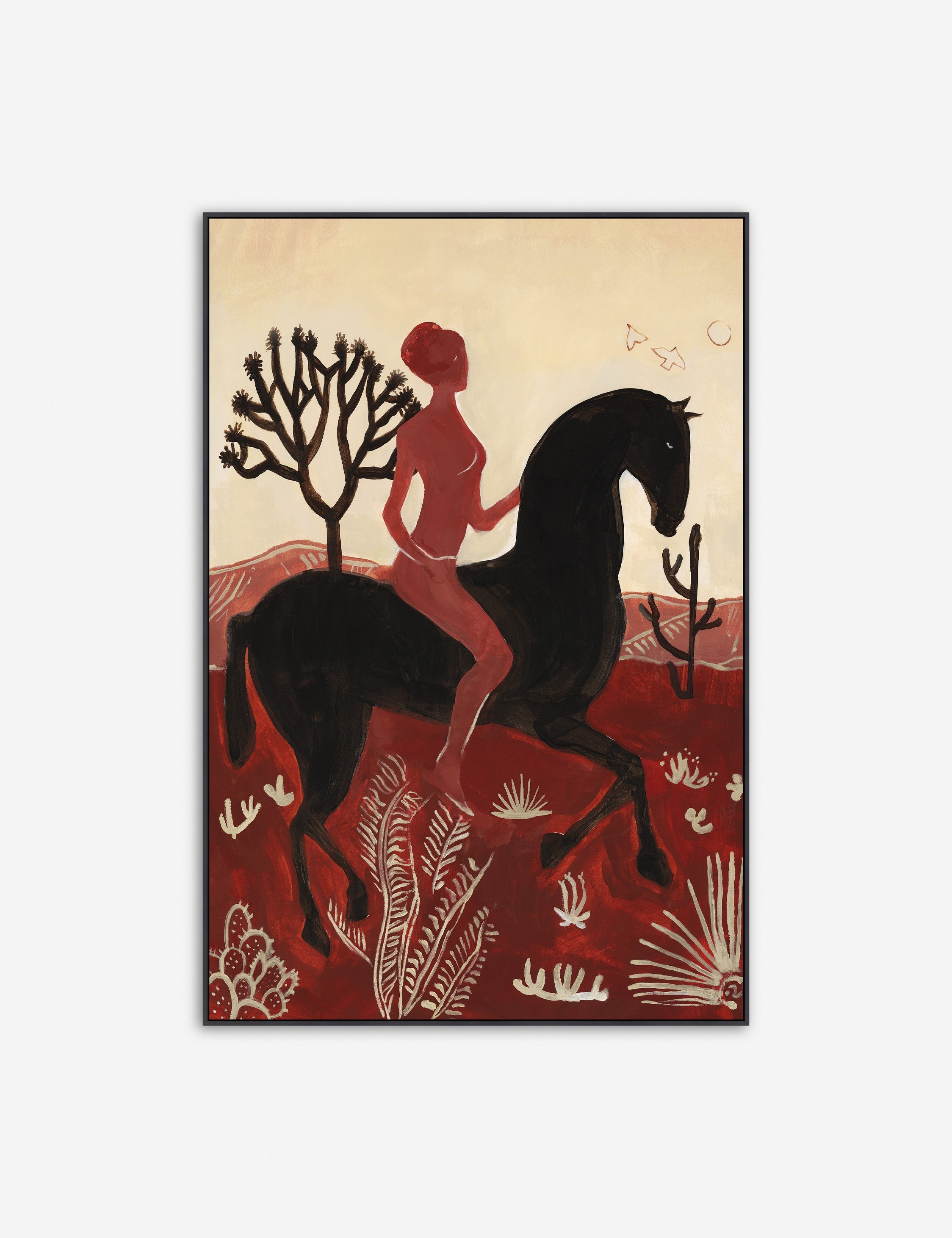 Lulu and Georgia Crimson Rider Wall Art