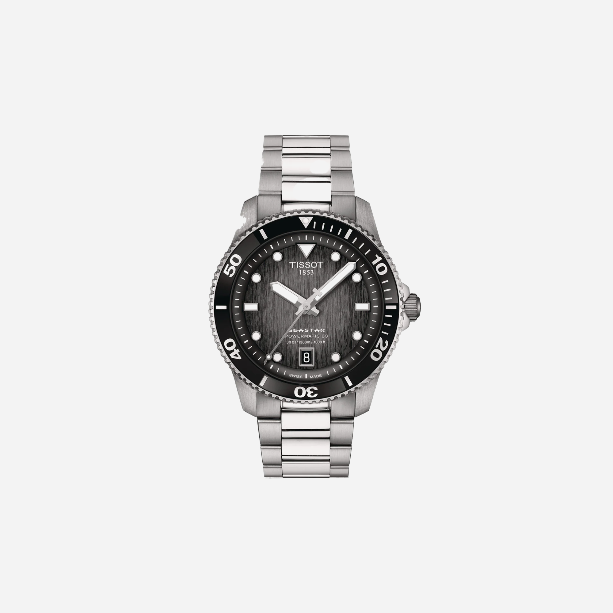 Tissot Seastar 1000 Powermatic 80 Grey Dial 40mm