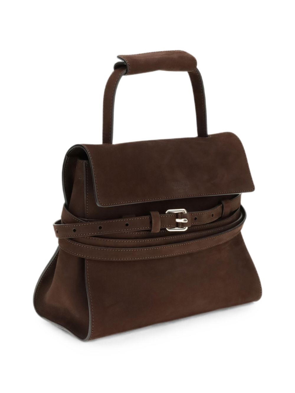 Moschino Tie Me Leather Handbag – Nubuck Leather 100% - view 2