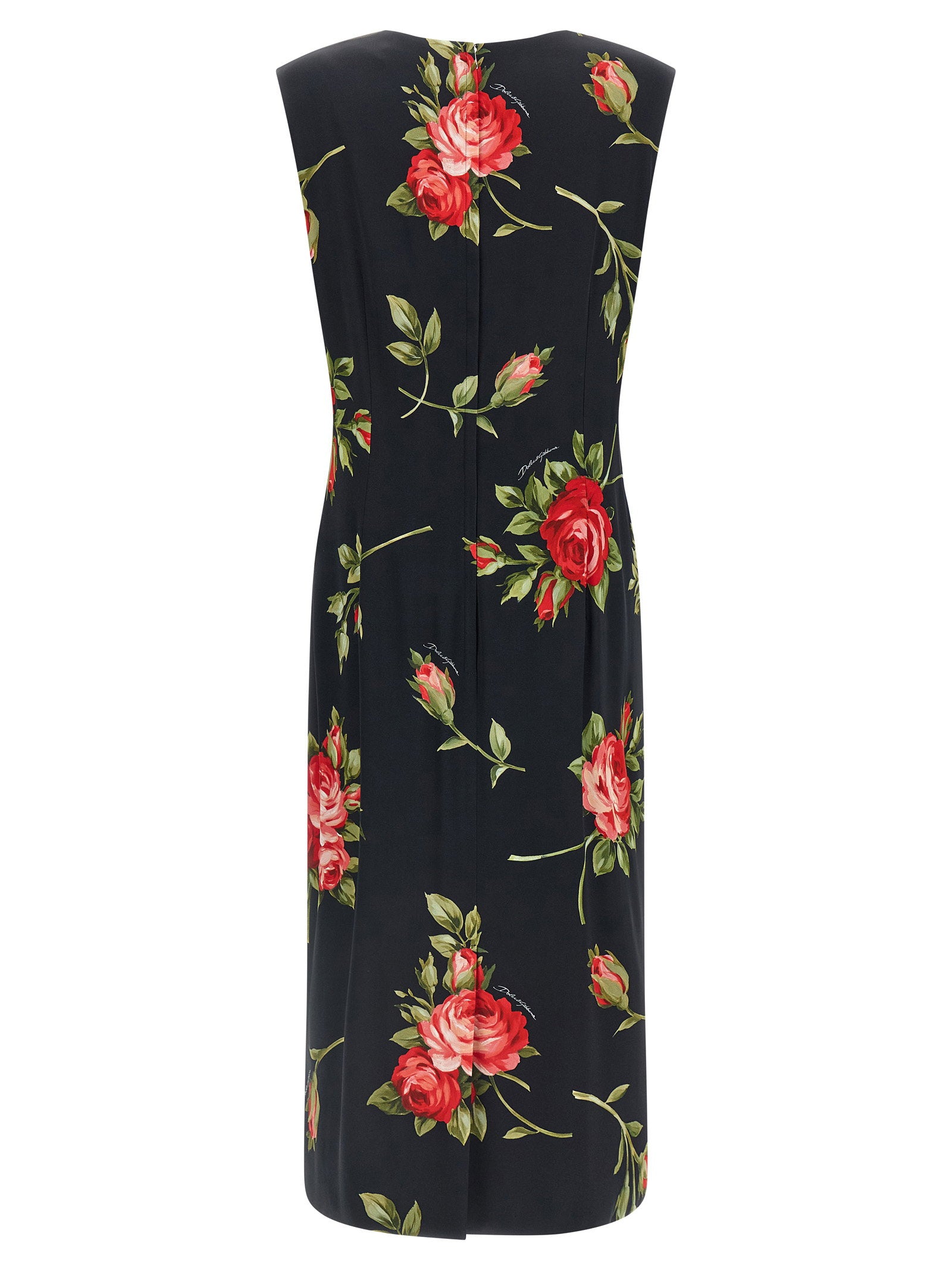 Dolce & Gabbana Bouquet Rose Dress – 96% viscose, 4% elastane - view 2
