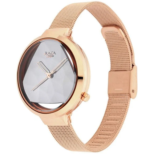 Titan Raga Moments of Joy Silver Dial Analog Metal Strap watch for WoMen 35mm NT95134WM01 - view 2