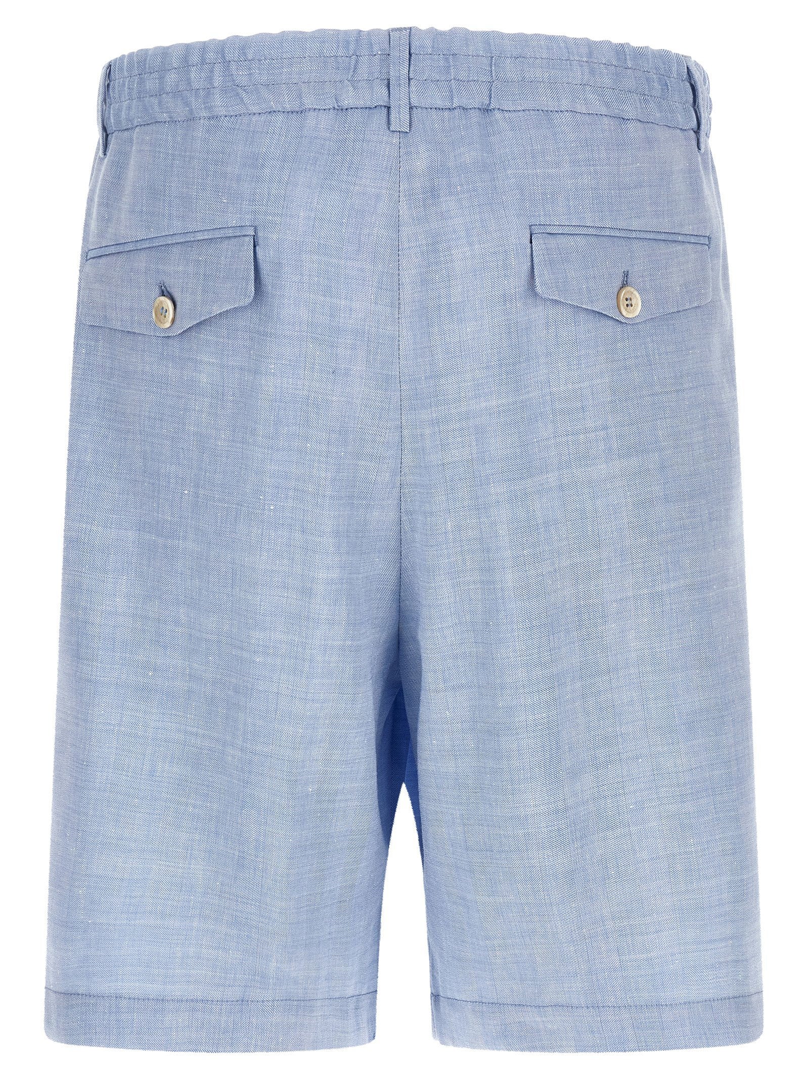 Brunello Cucinelli Chevron Bermuda Shorts - view 2