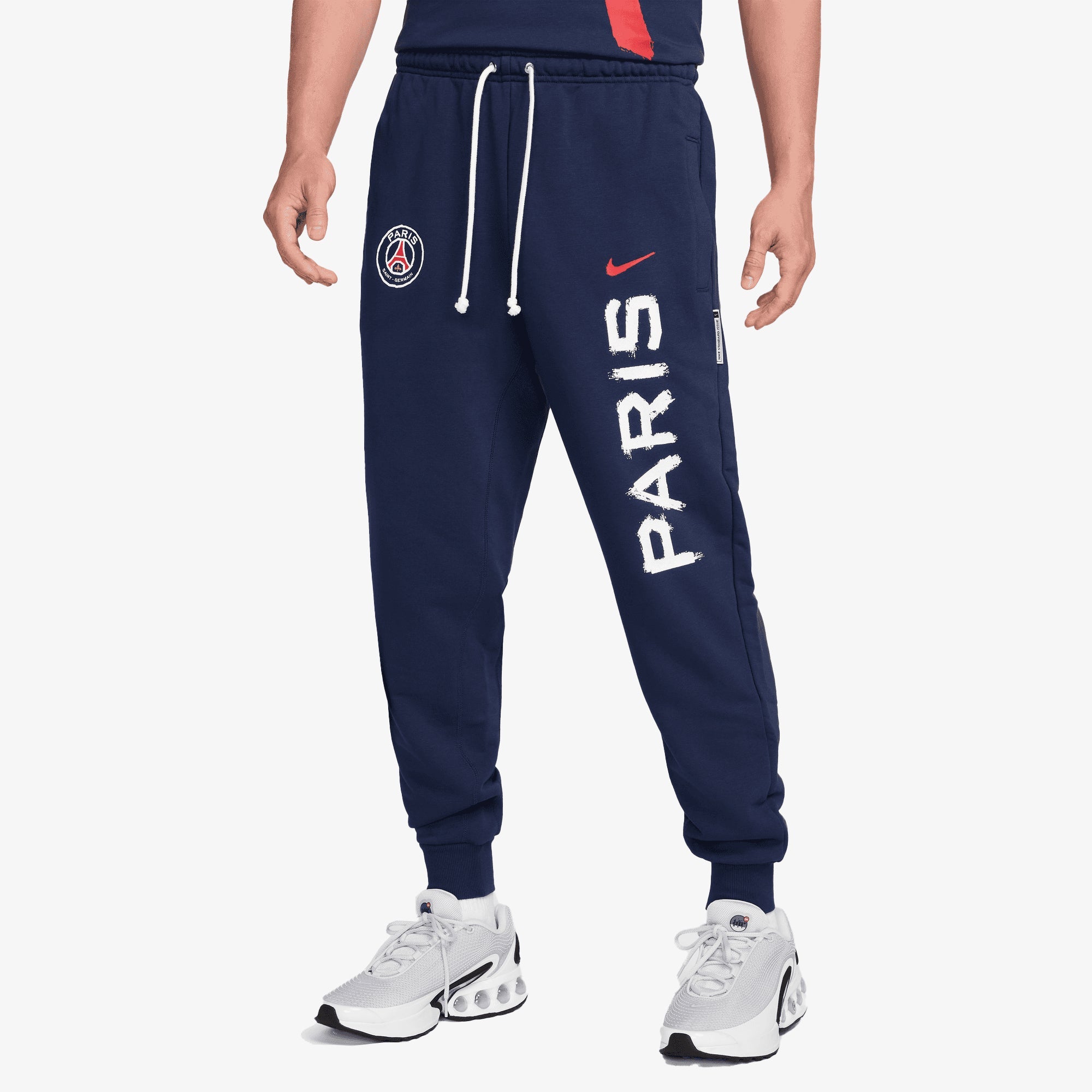Nike | Paris Saint-germain Standard Issue Dri-fit Soccer Tapered Pant { Midnight Navy/university Red