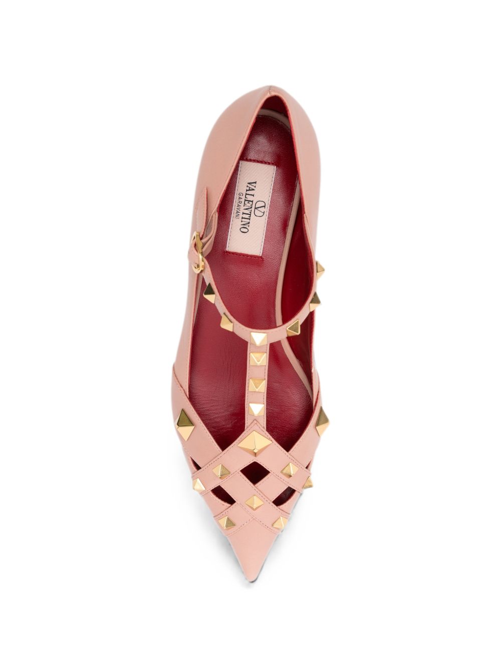 Valentino Garavani Flat shoes POWDER – Calf Leather 100% - view 2