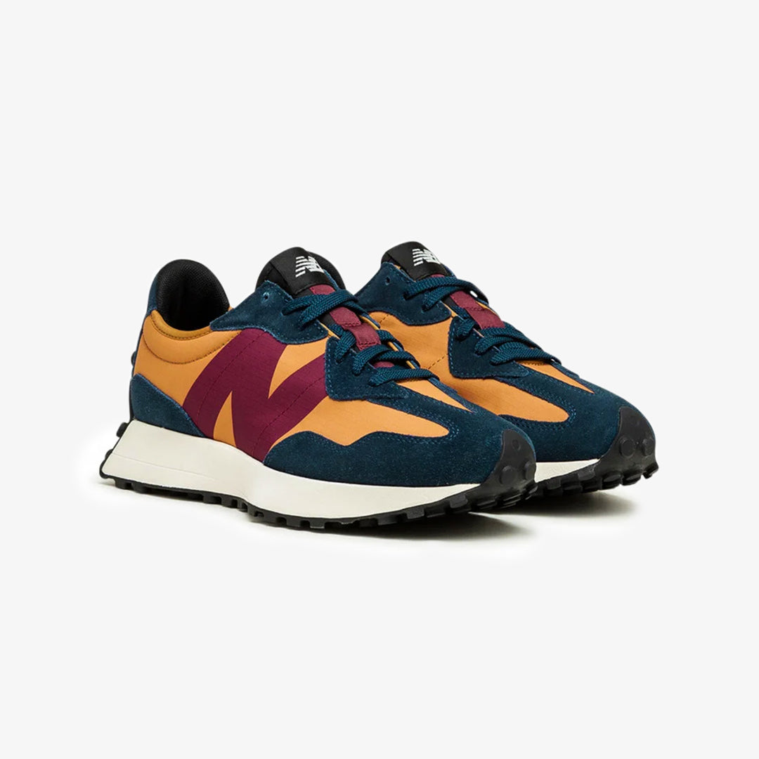 New Balance | 327 NATURAL INDIGO { BLUE/ORANGE