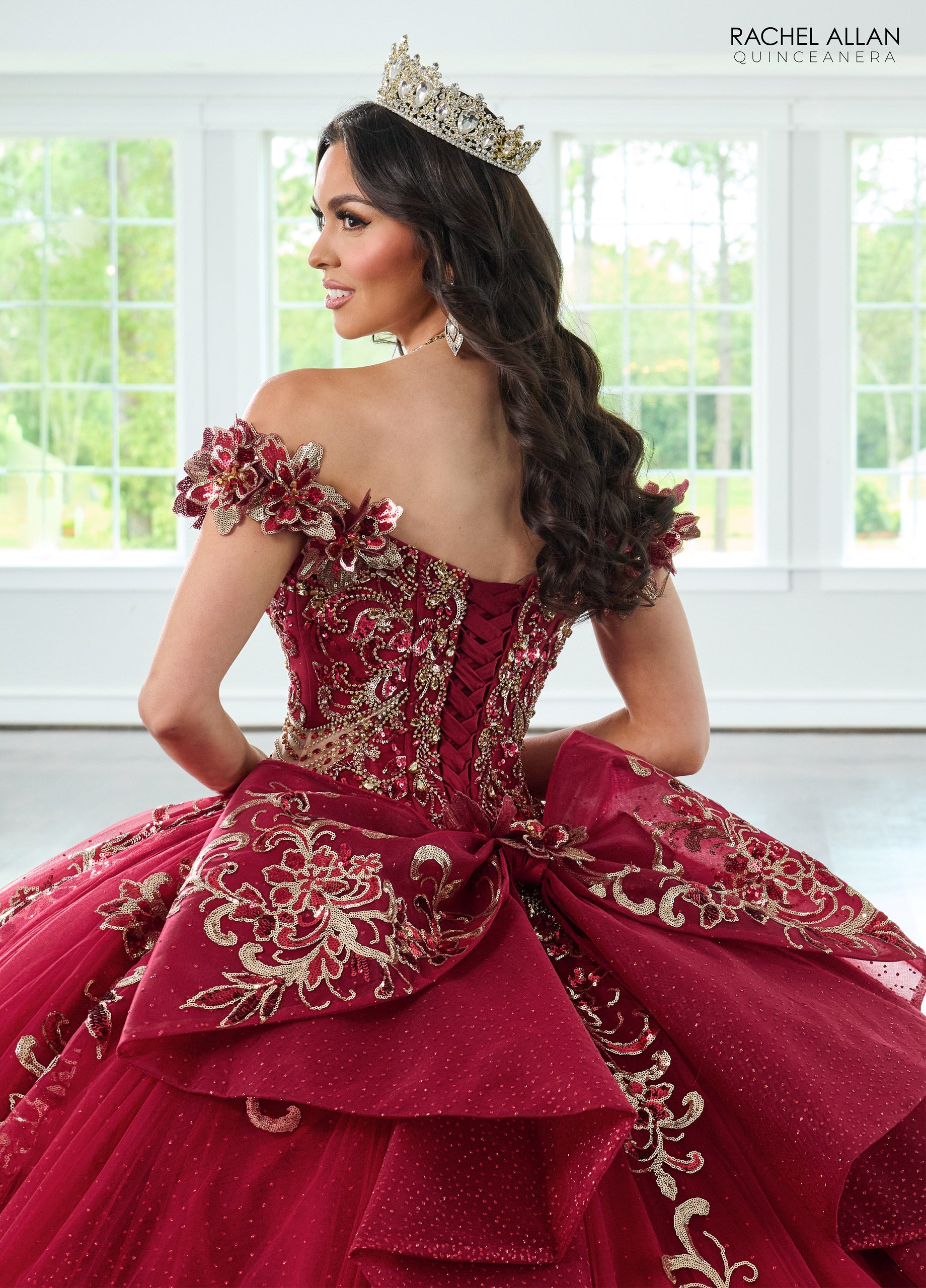 Mary's Bridal Off Shoulder Quinceanera Dress by Rachel Allan RQ3145 - view 10