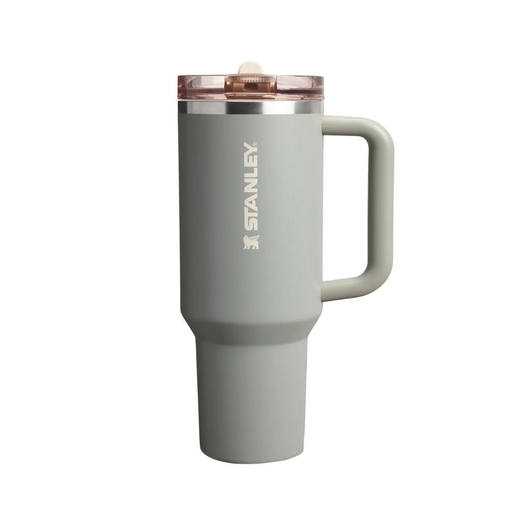 HYPE ELIXIR Stanley Quencher ProTour Flip Straw Tumbler | 40 OZ Sage Grey