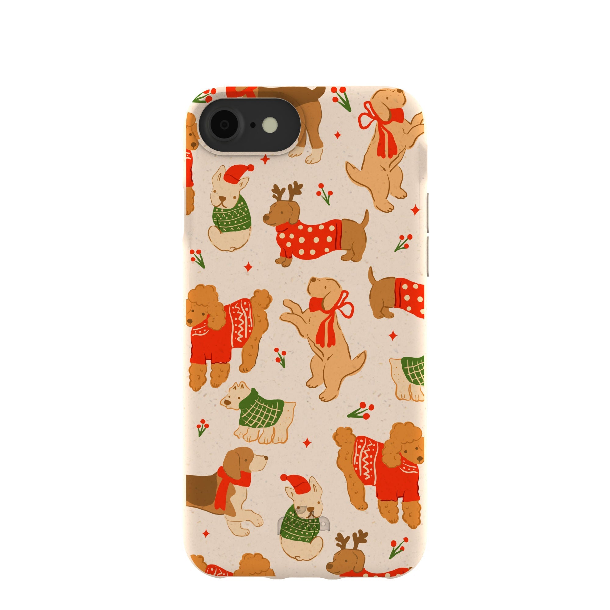 8 se case – BlackTree Seashell Jolly Doggos iPhone 6/6s/7/8/SE Case