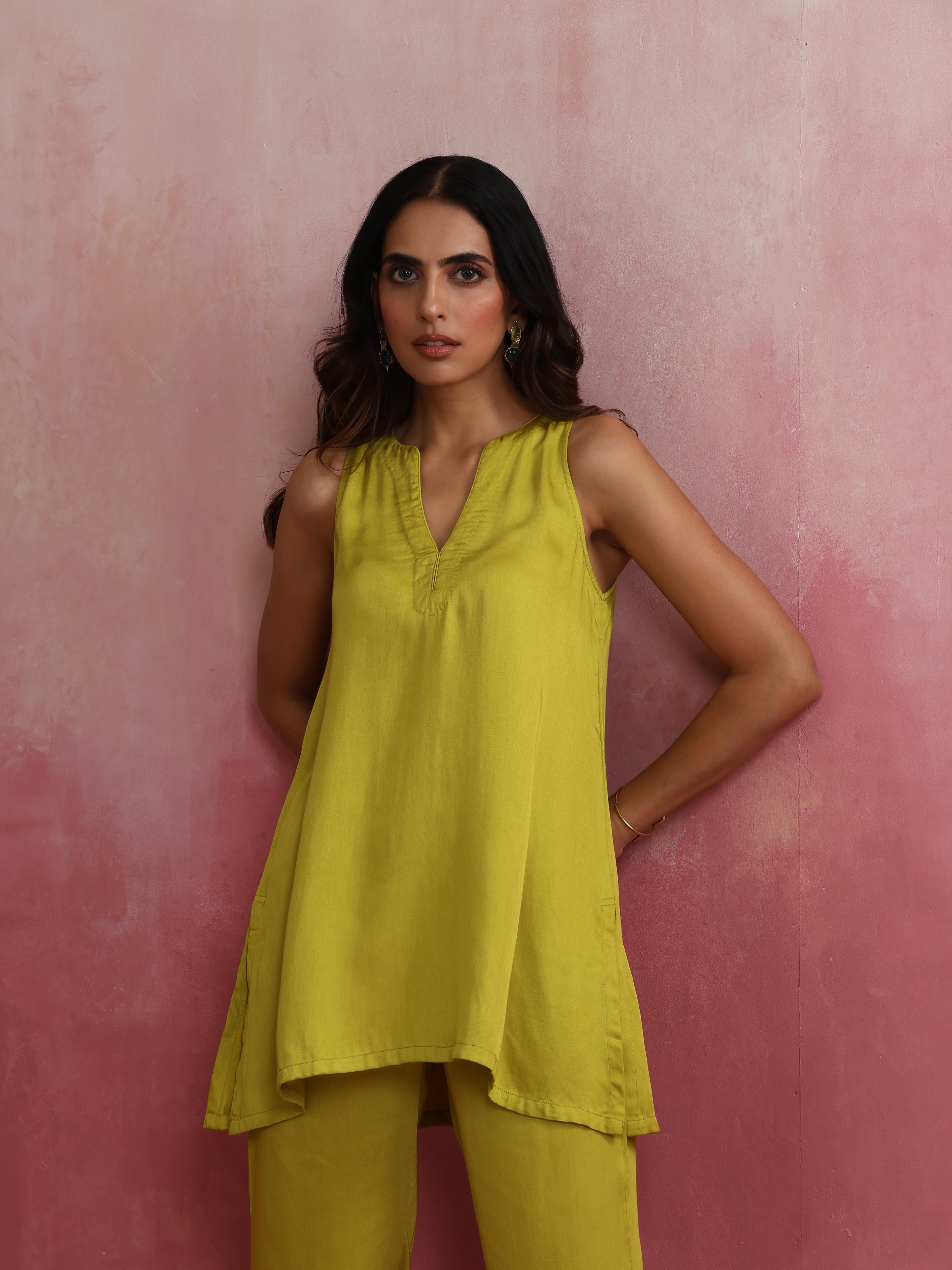 trueBrowns Lime Green Short Co-ord set - view 4