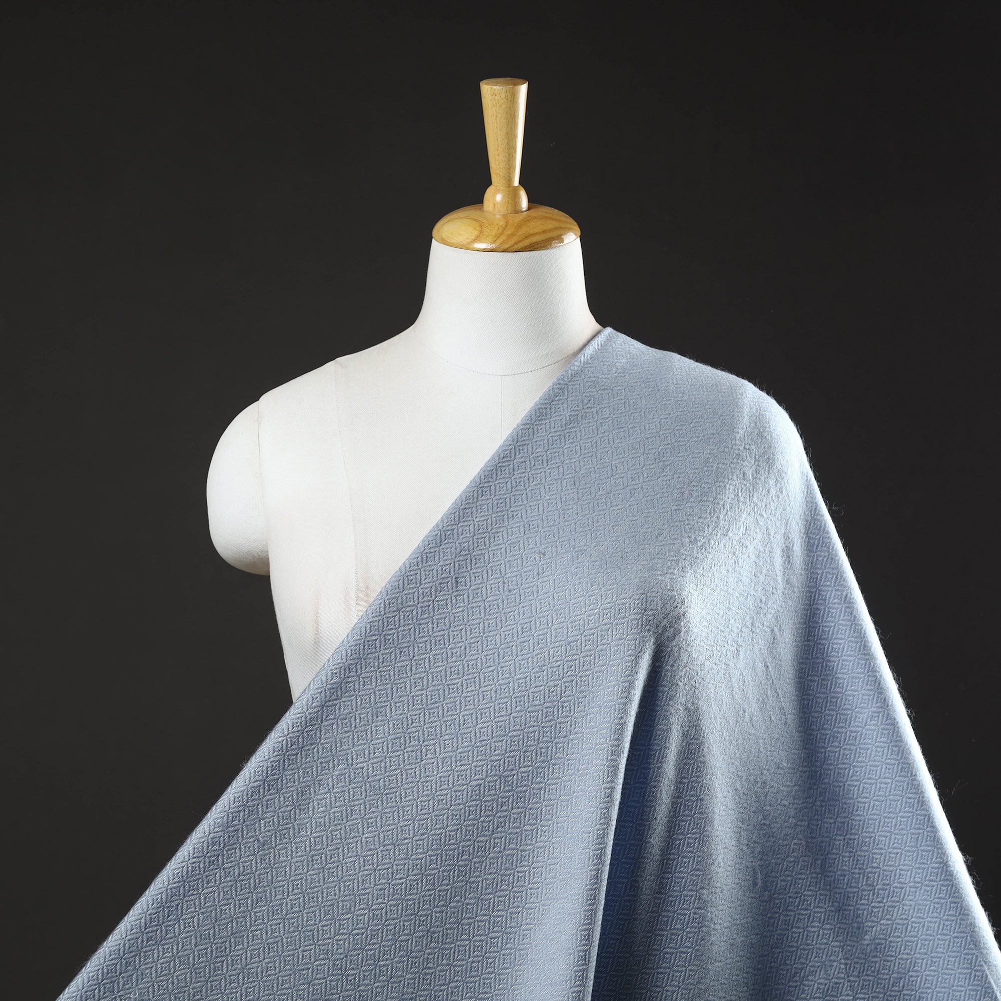 ITOKRI CRAFTS INITIATIVE Blue - Acrylic Fine Wool Fabric 24 - view 2