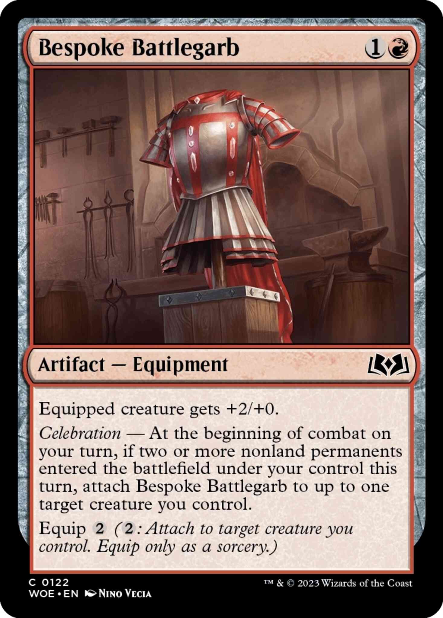 Bespoke battlegarb 122 – Magic Bespoke Battlegarb [122] [Wilds of Eldraine] [Non-Foil]