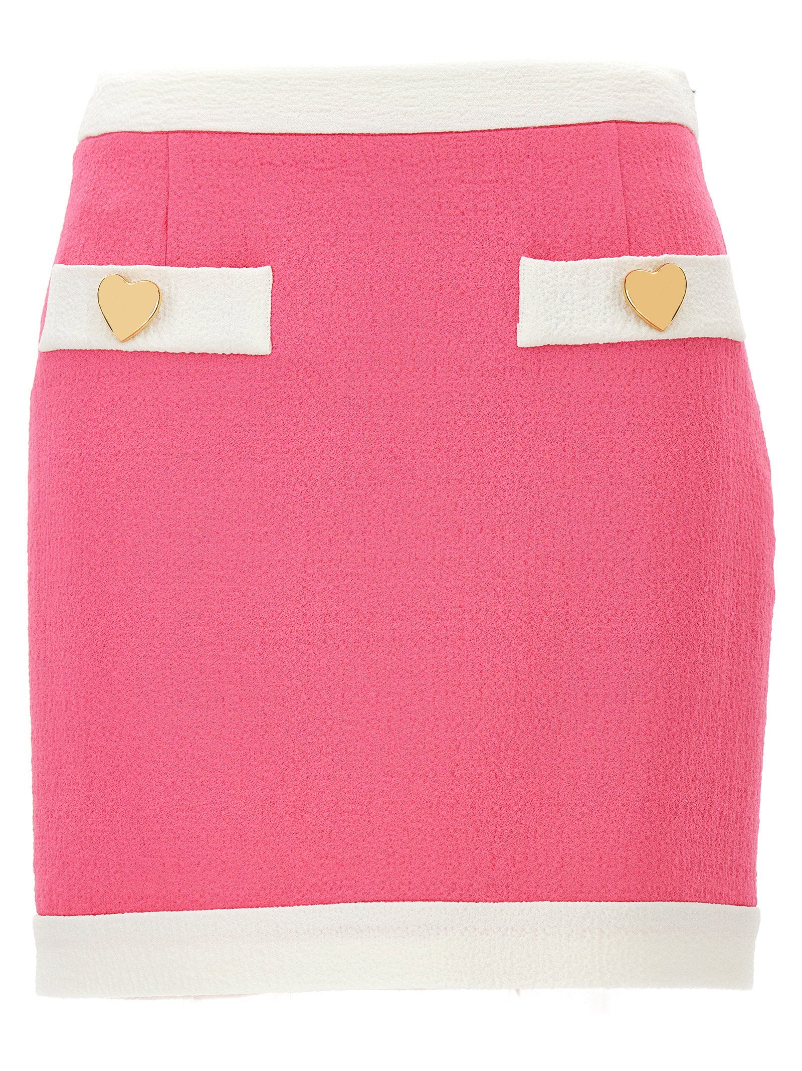 Moschino Heart Buttons Skirt – 99% viscose 1% elastane