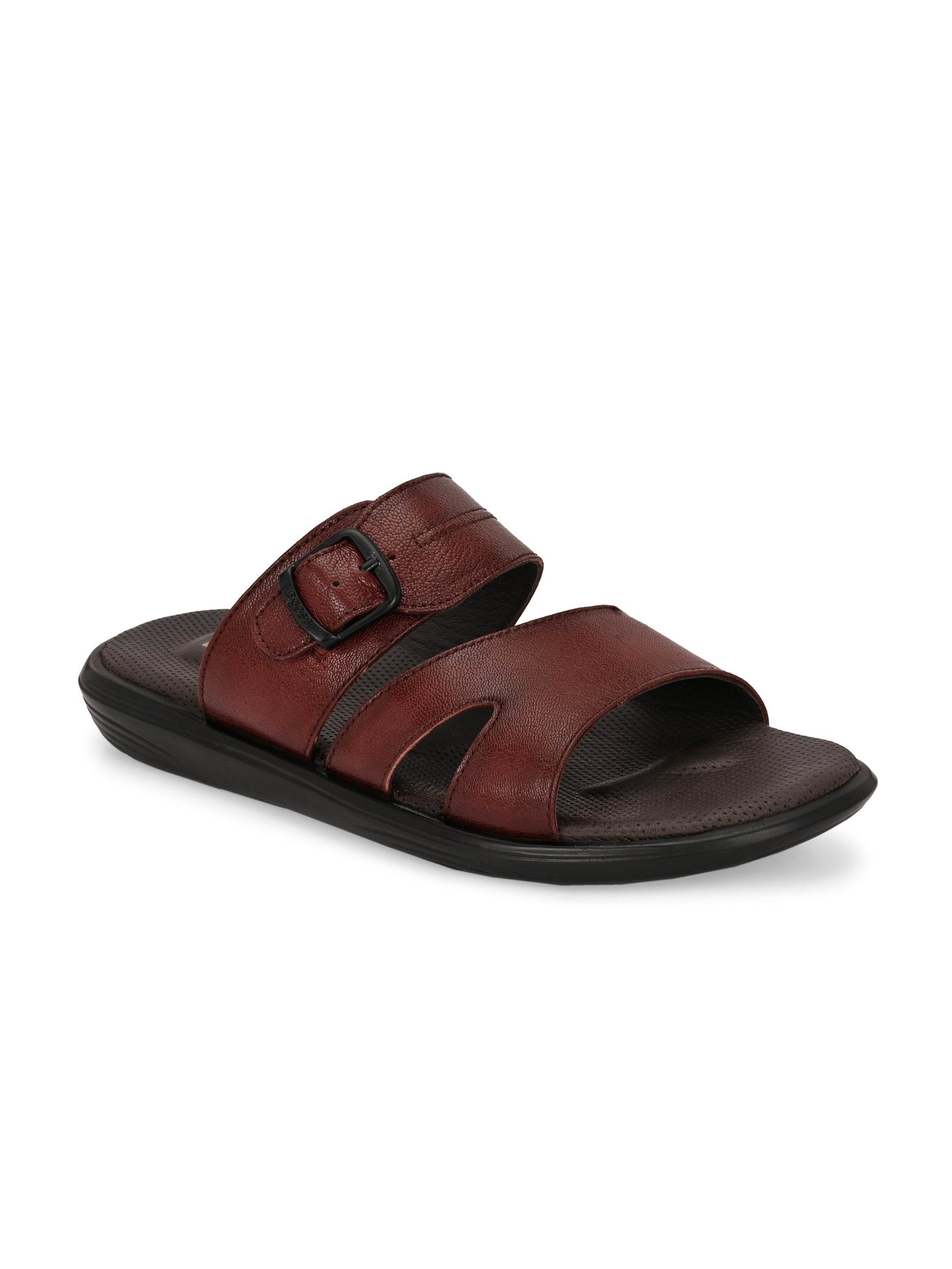 Egoss Shoes Egoss Leather Slippers For Men - view 15