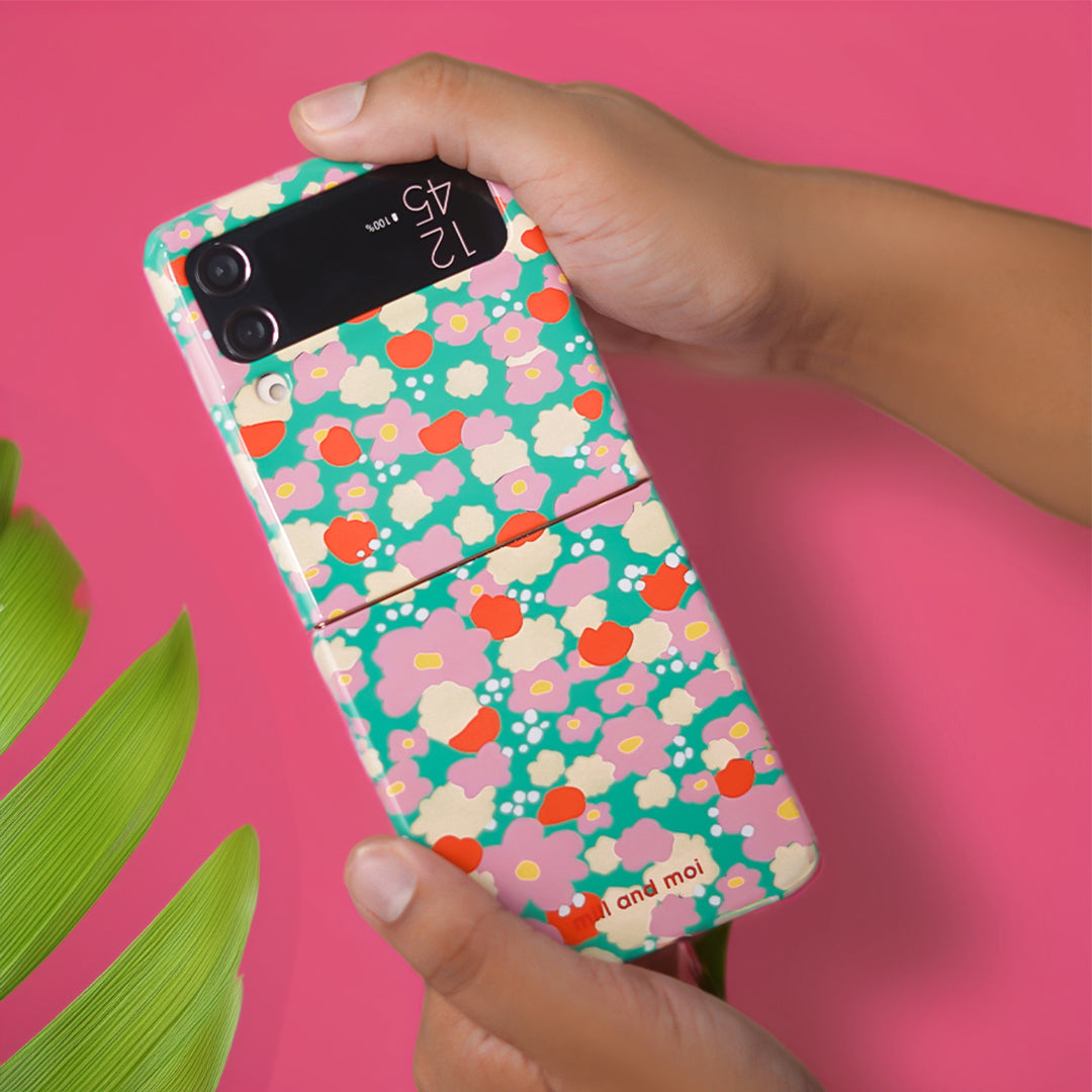 Peeperly Bright Floral Blossom Burst Print Case - Samsung