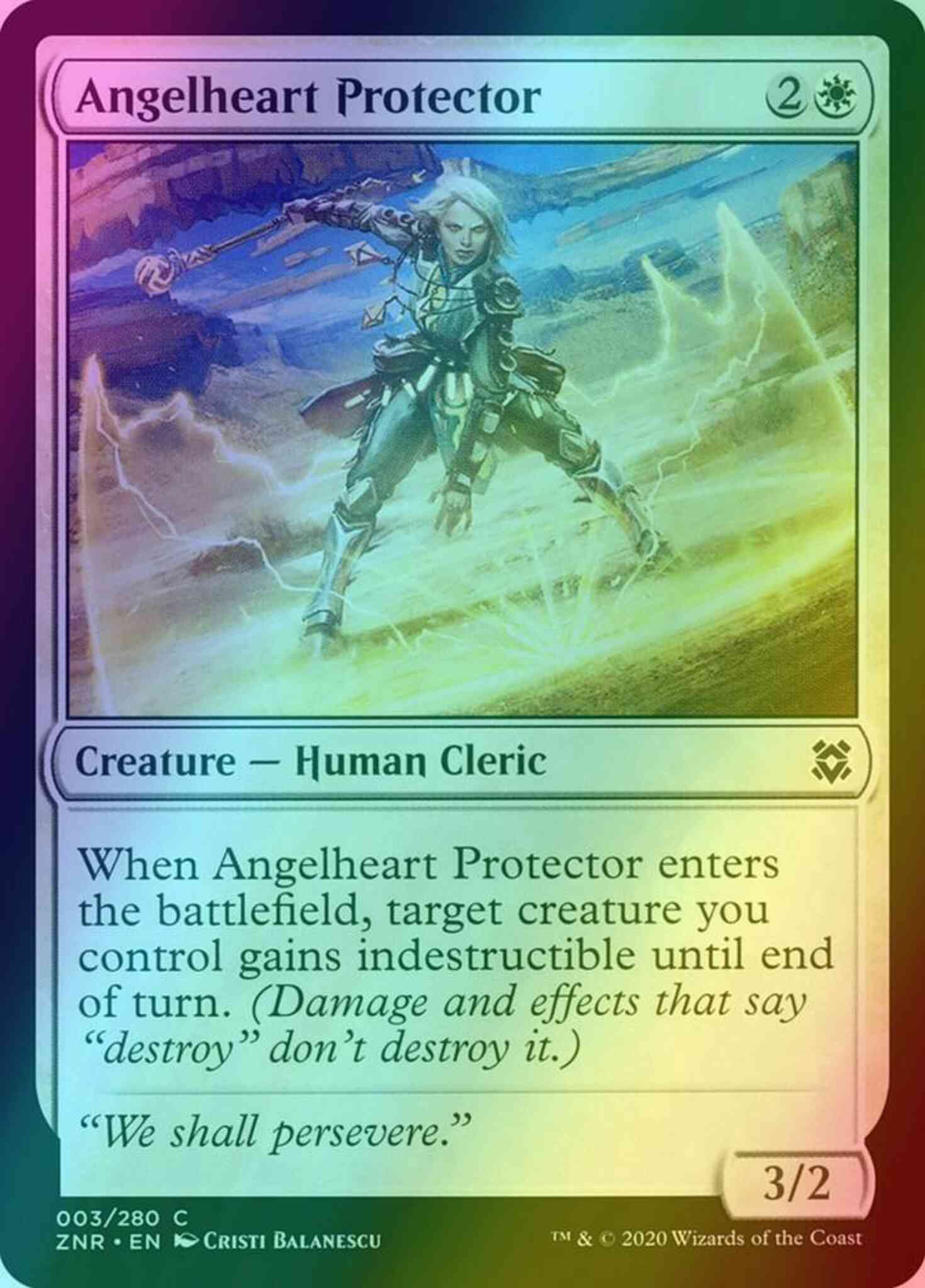 Angelheart protector 3 – Magic Angelheart Protector [3] [Zendikar Rising] [Foil]
