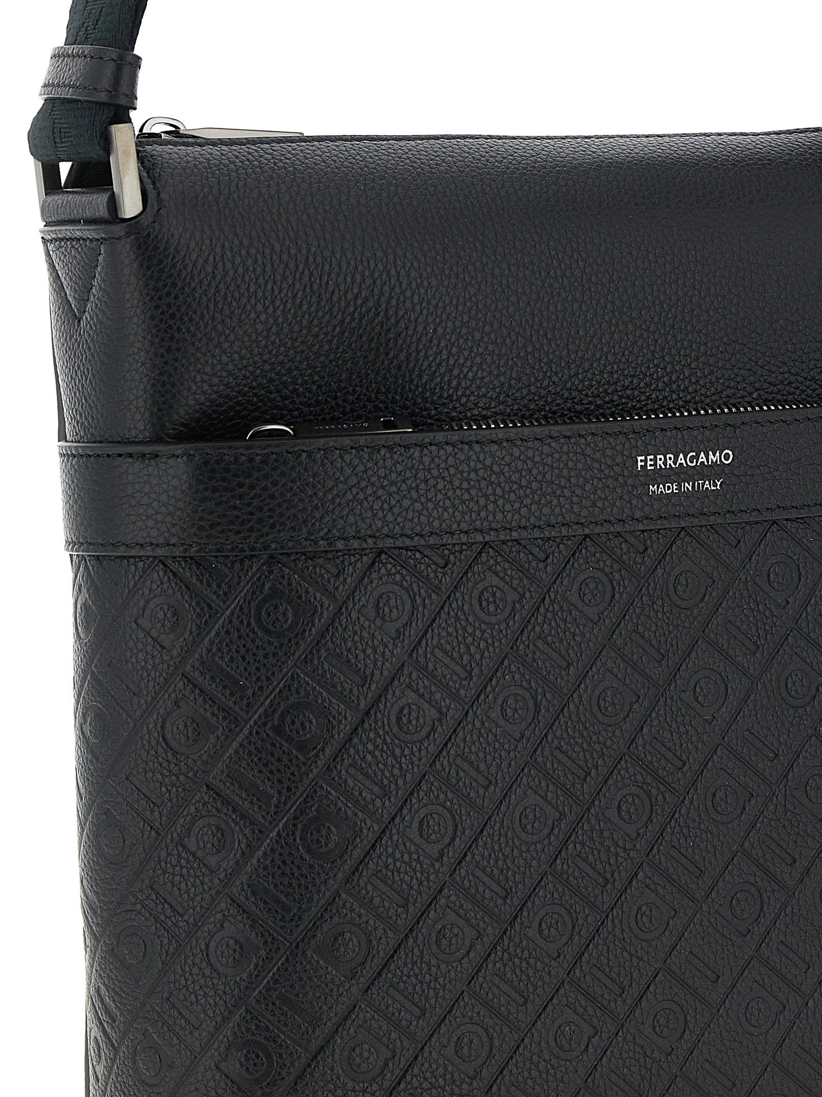 Ferragamo Monogram Messenger Crossbody Bag - view 3