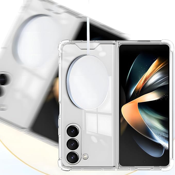 Million Cases Galaxy Z Fold6 Anti-Knock TPU Transparent MagSafe Case - view 4